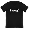 Fuck ICE Metal Logo V-Neck