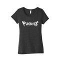 Fuck ICE Metal Logo Womens Triblend Tee
