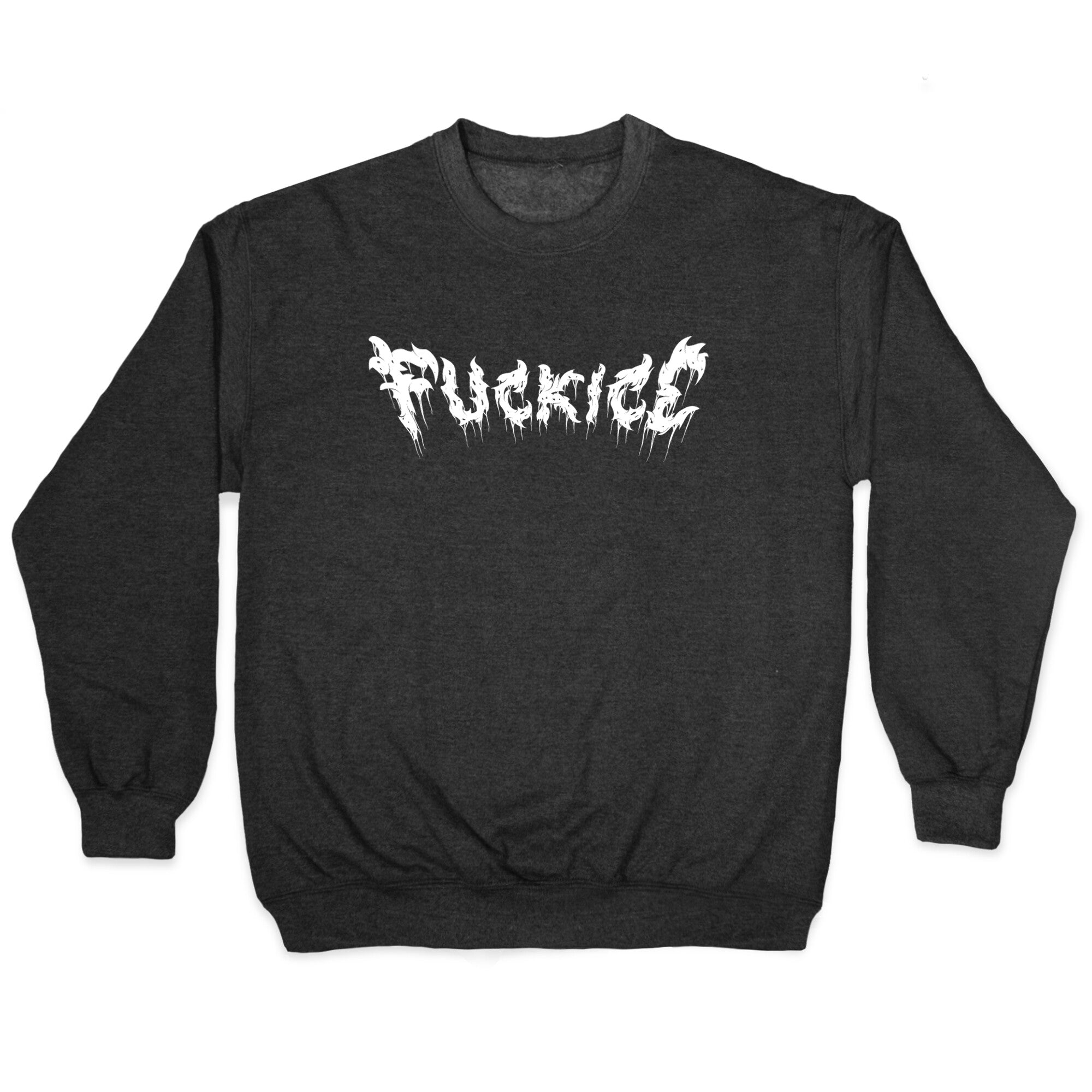 Fuck ICE Metal Logo Crewneck Sweatshirt
