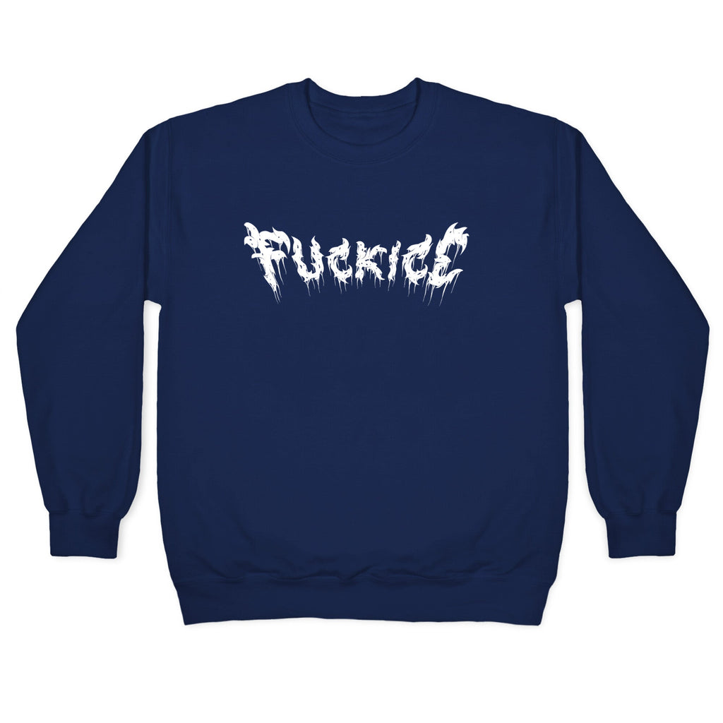 Fuck ICE Metal Logo Crewneck Sweatshirt