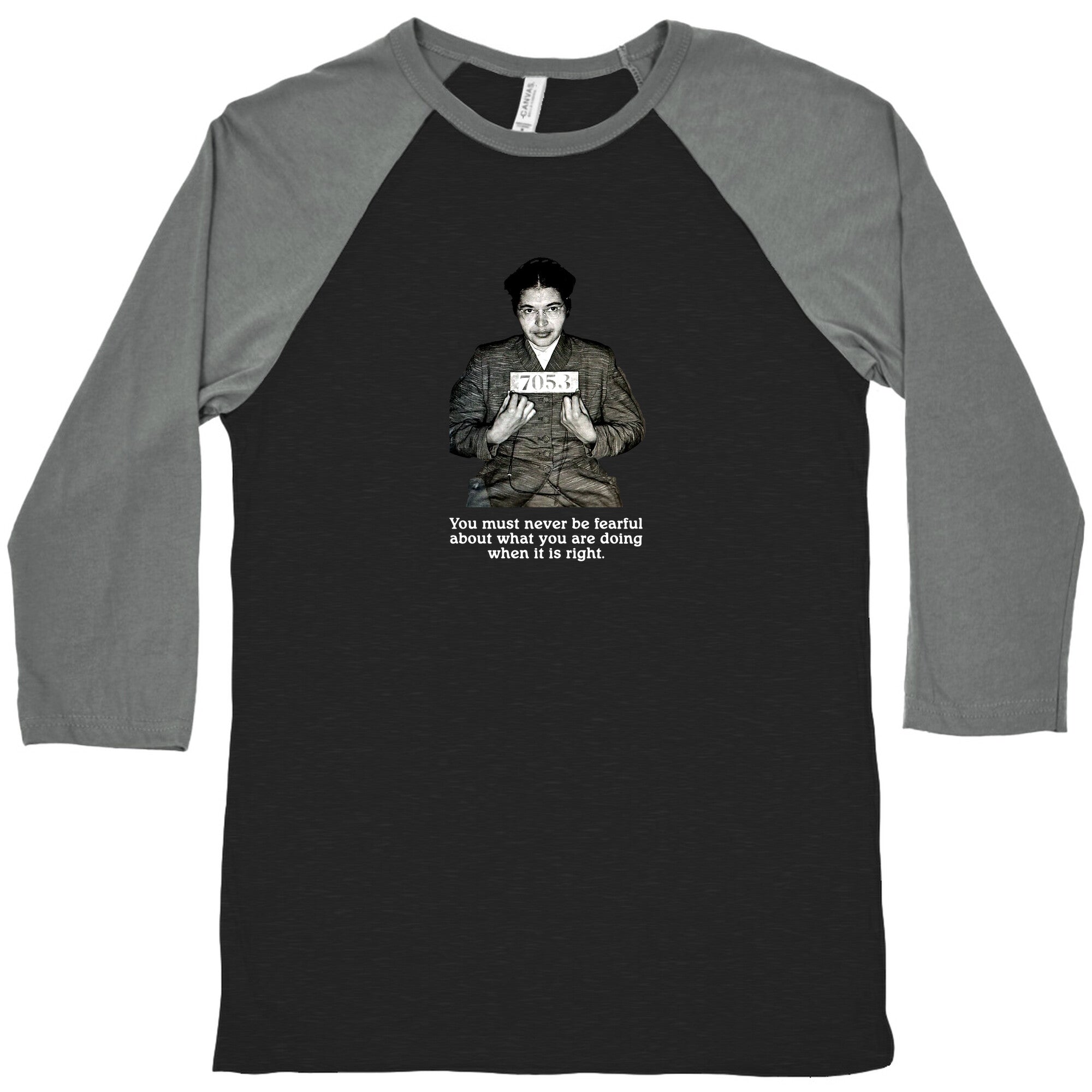 Rosa Parks Baseball Tee