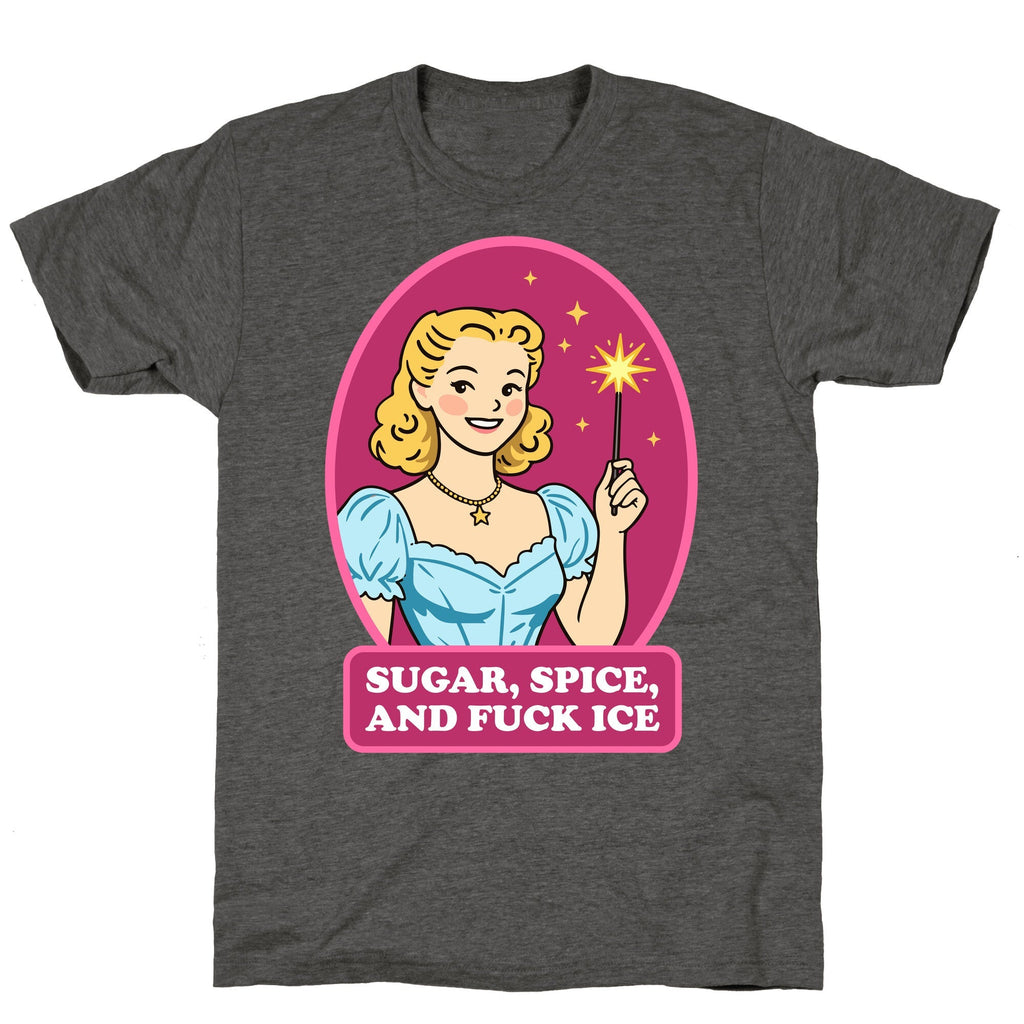 Sugar, Spice, And Fuck ICE Unisex Triblend Tee
