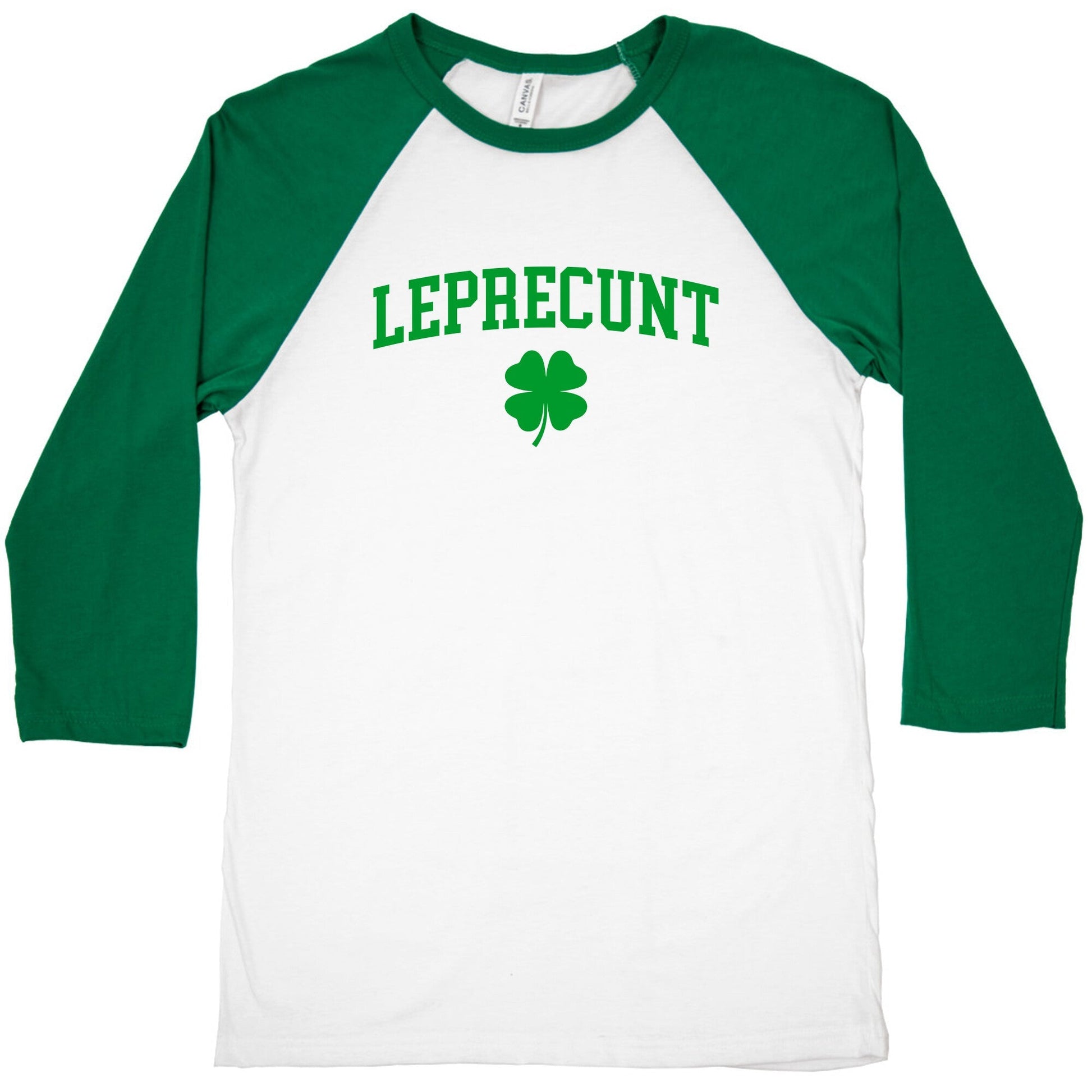 Leprecunt Baseball Tee