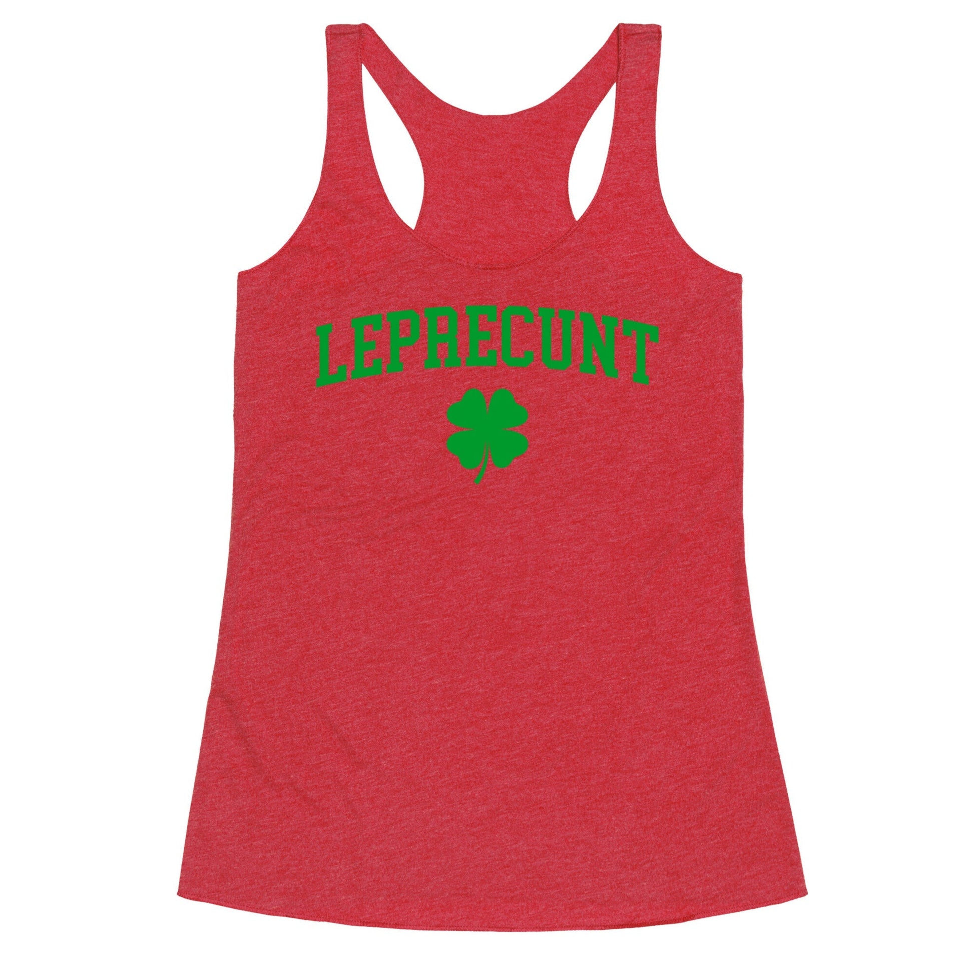 Leprecunt Racerback Tank