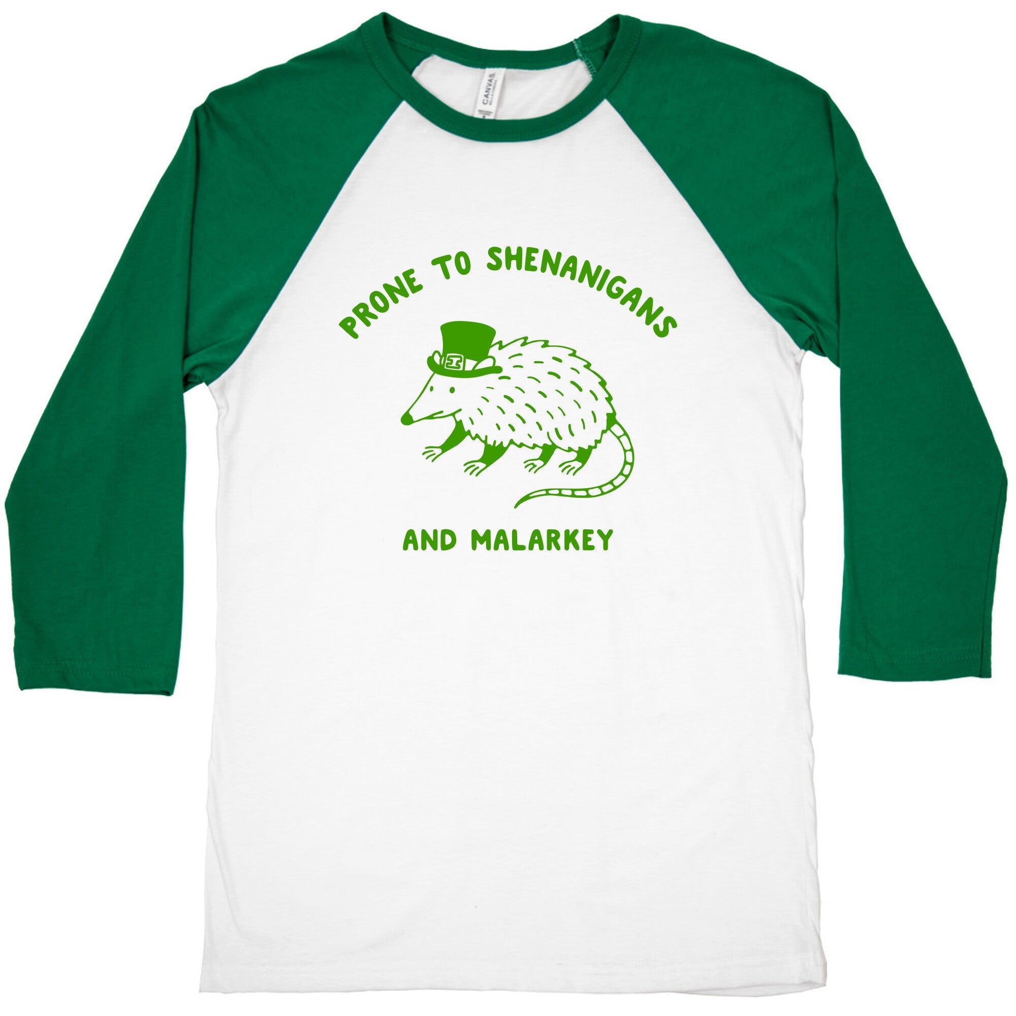 Shenanigans And Malarkey Baseball Tee