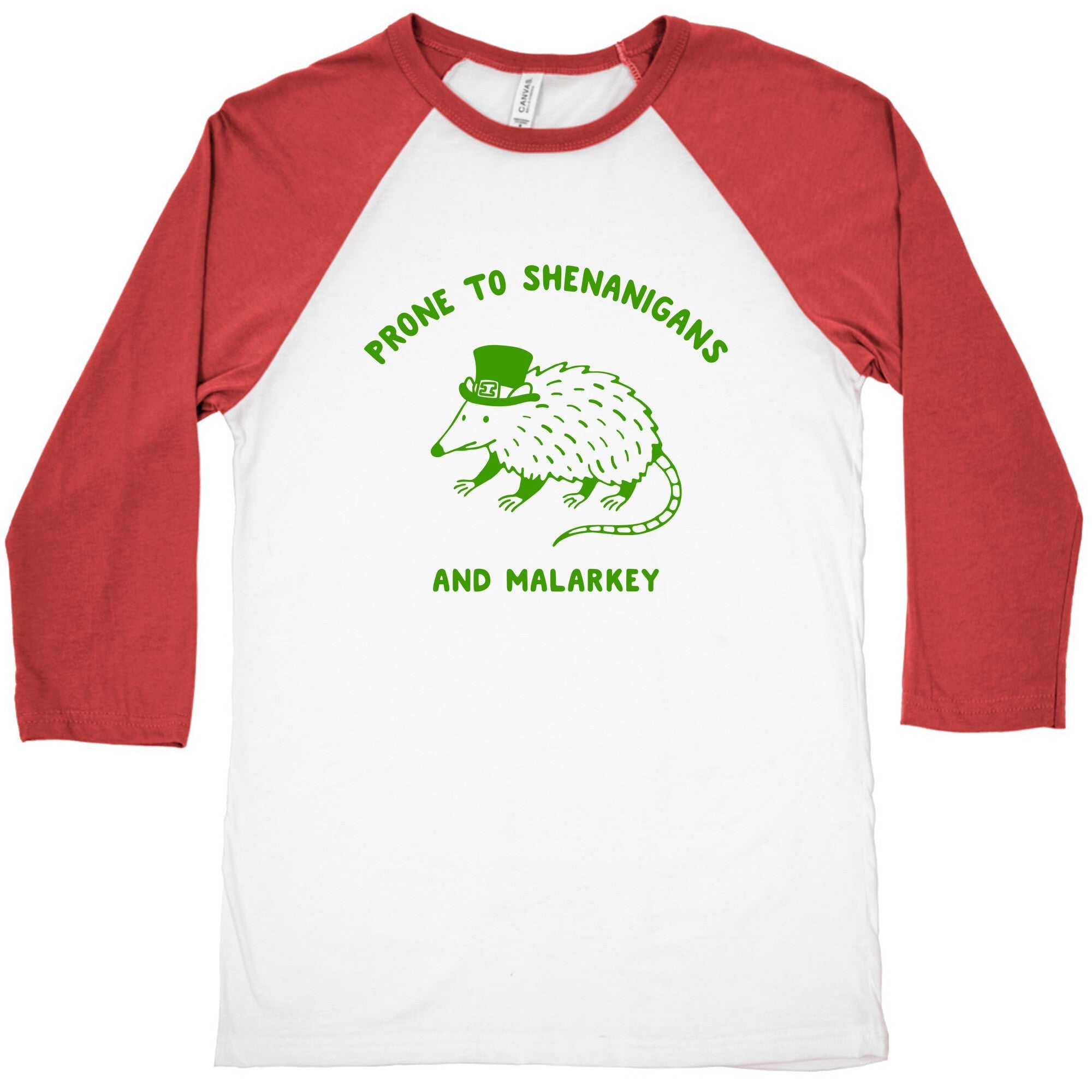 Shenanigans And Malarkey Baseball Tee