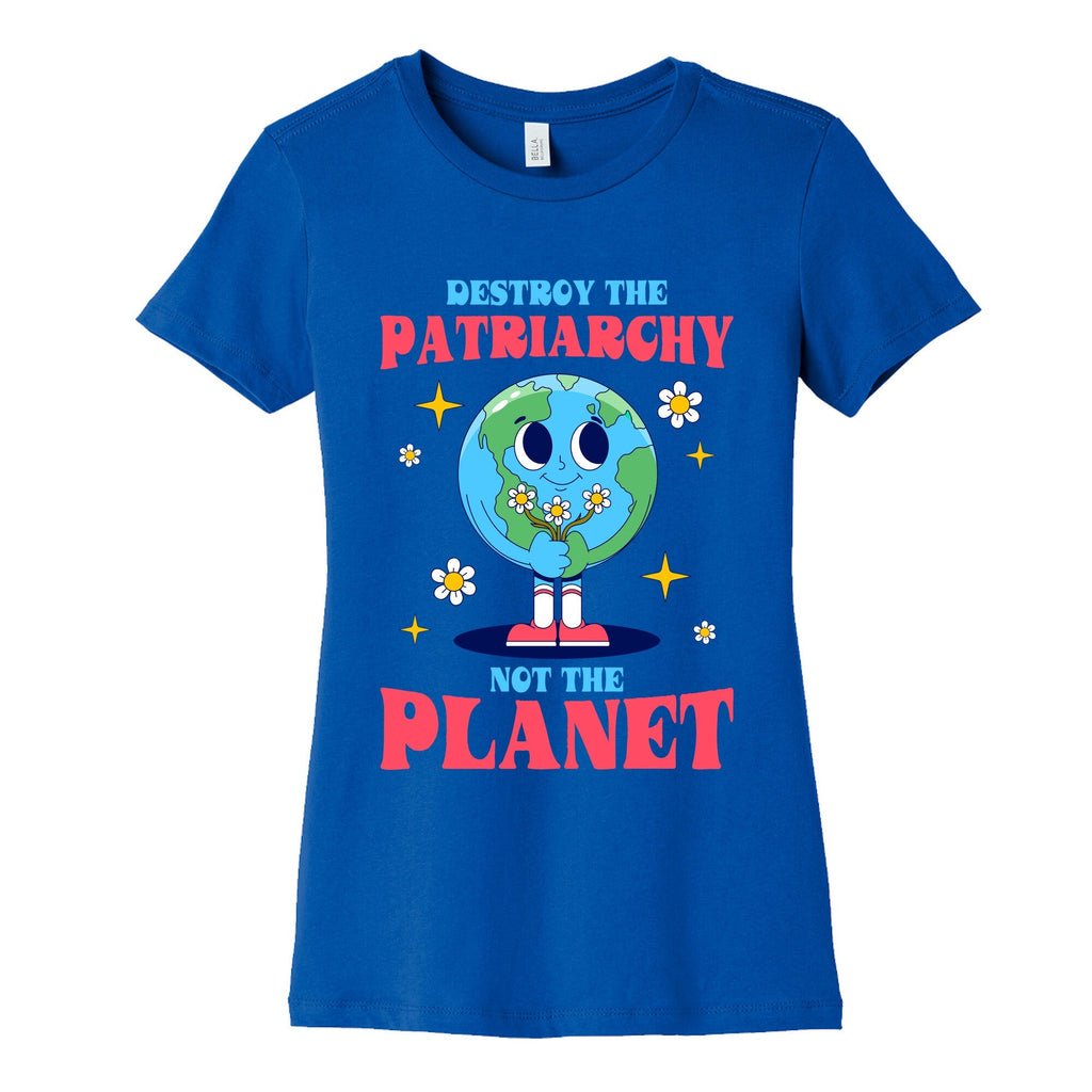 Destroy The Patriarchy Womens Cotton Tee
