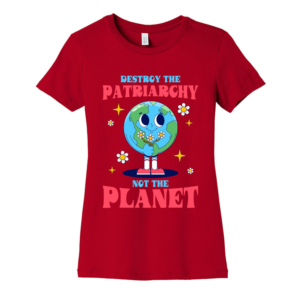 Destroy The Patriarchy Womens Cotton Tee