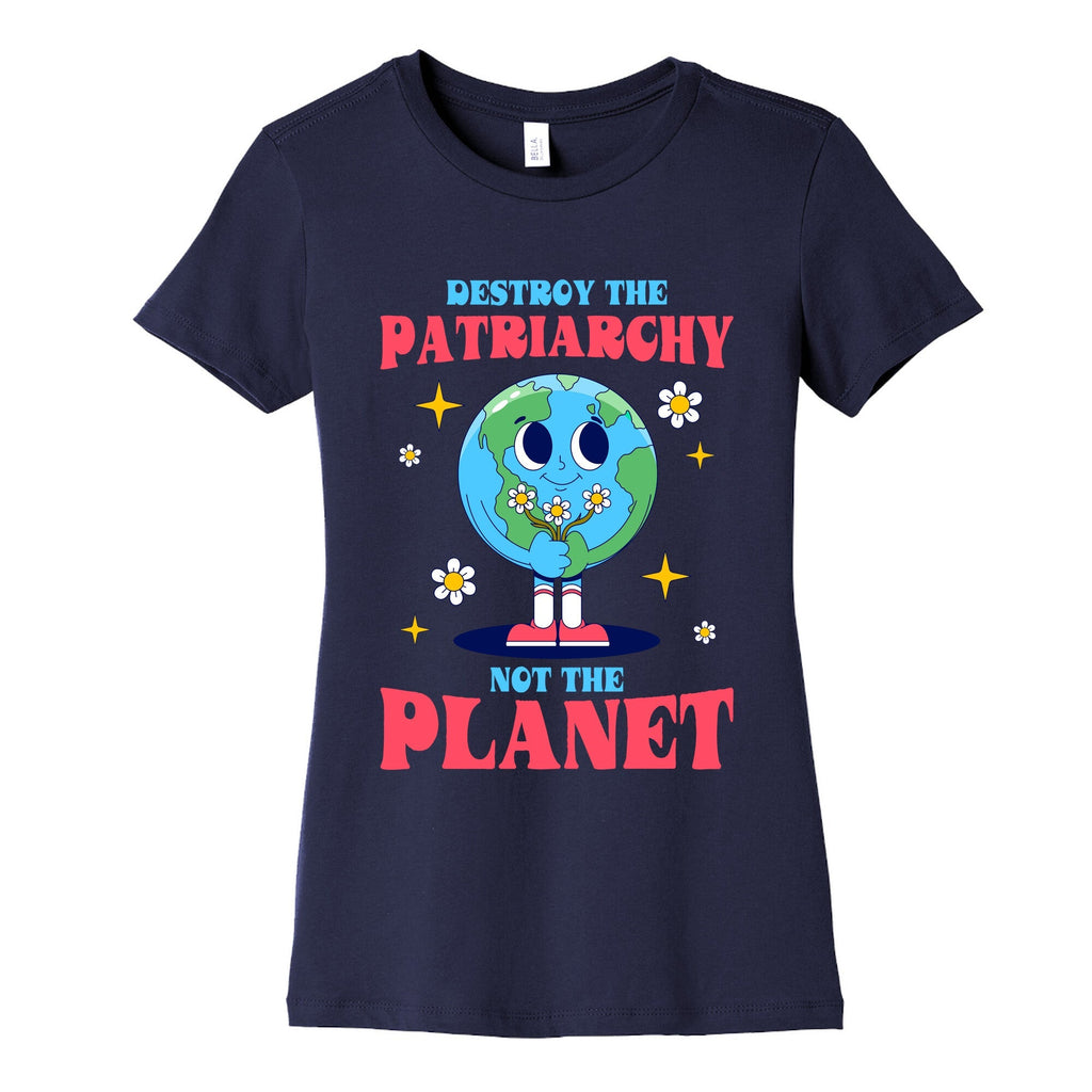 Destroy The Patriarchy Womens Cotton Tee