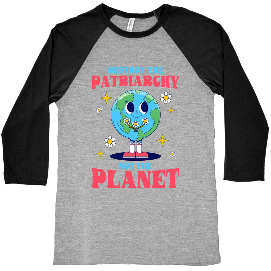 Destroy The Patriarchy Baseball Tee