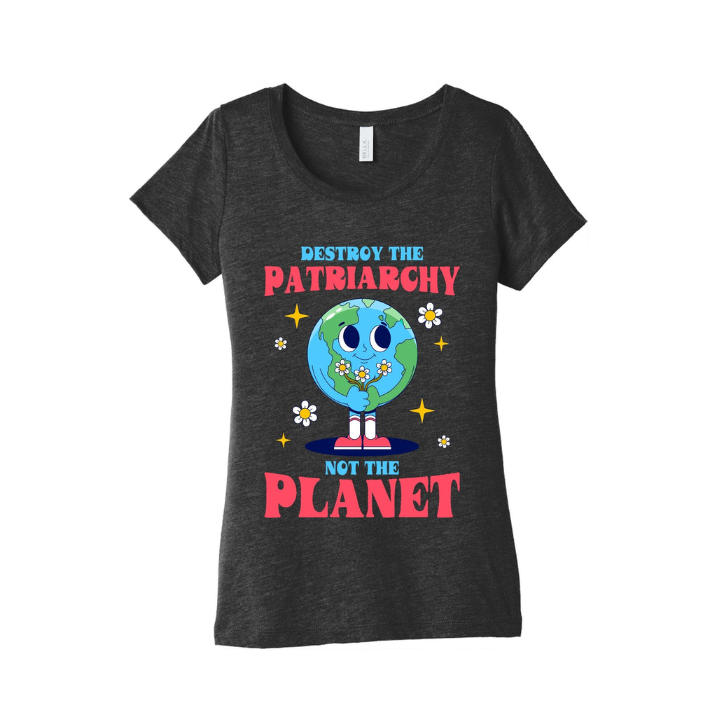 Destroy The Patriarchy Womens Triblend Tee