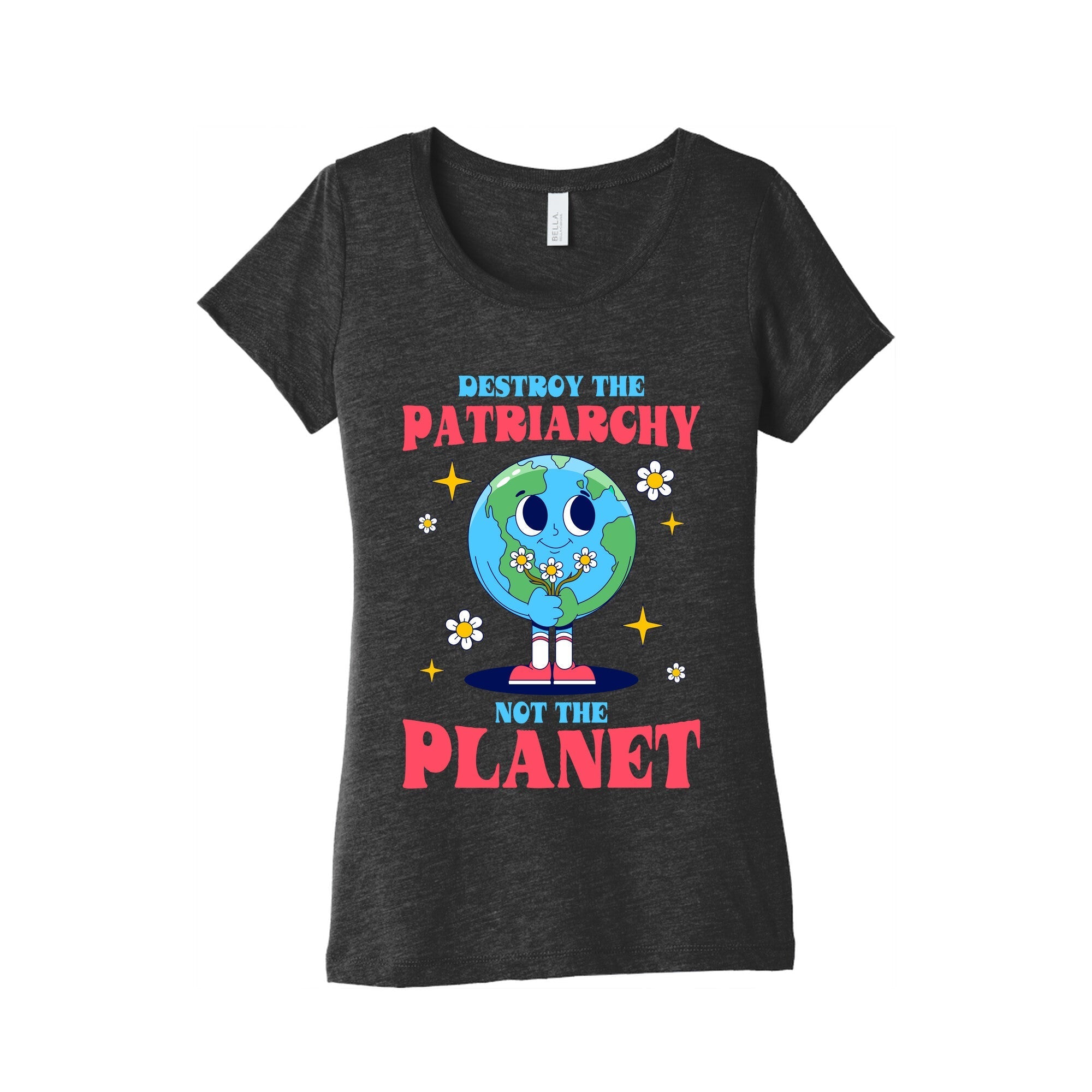 Destroy The Patriarchy Womens Triblend Tee