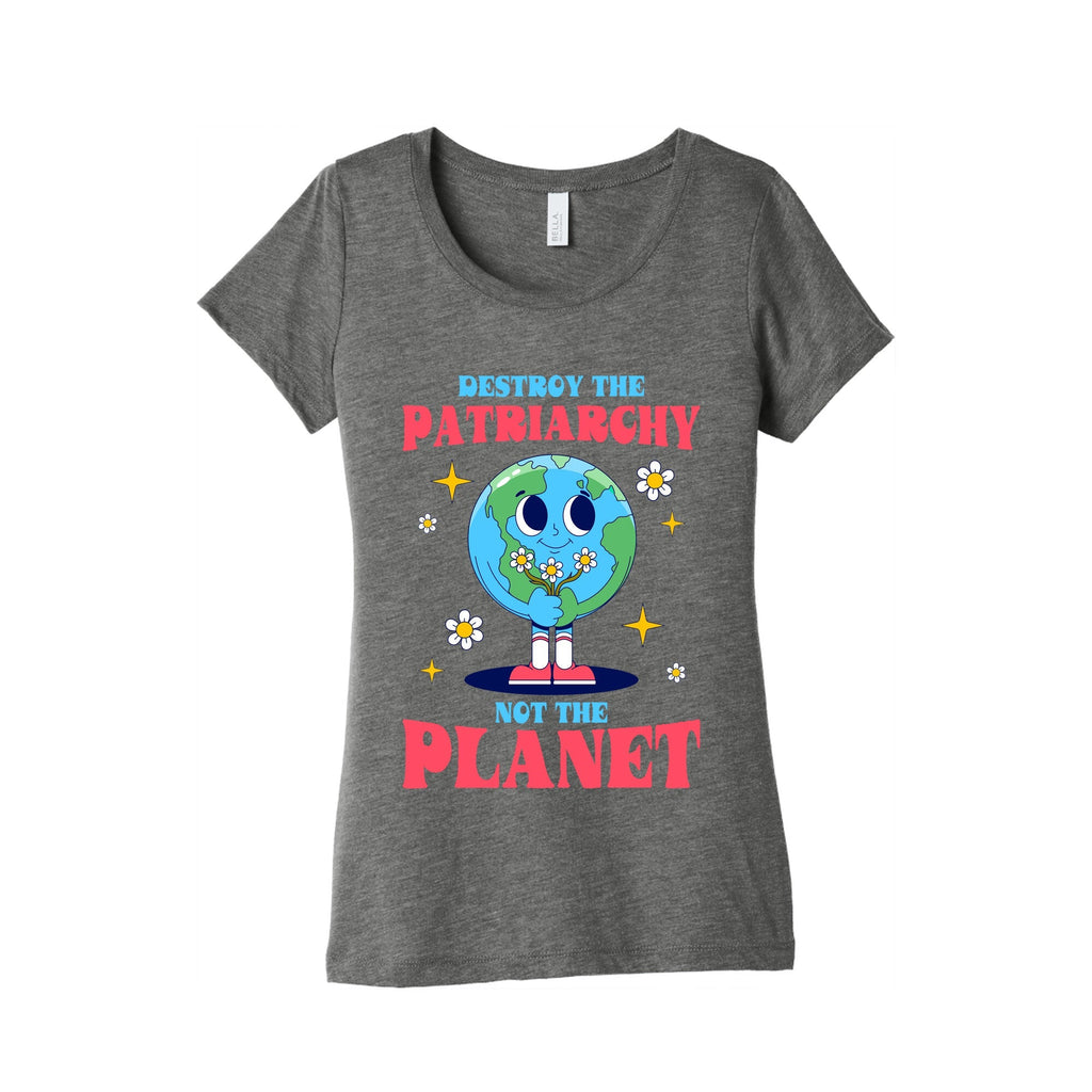 Destroy The Patriarchy Womens Triblend Tee