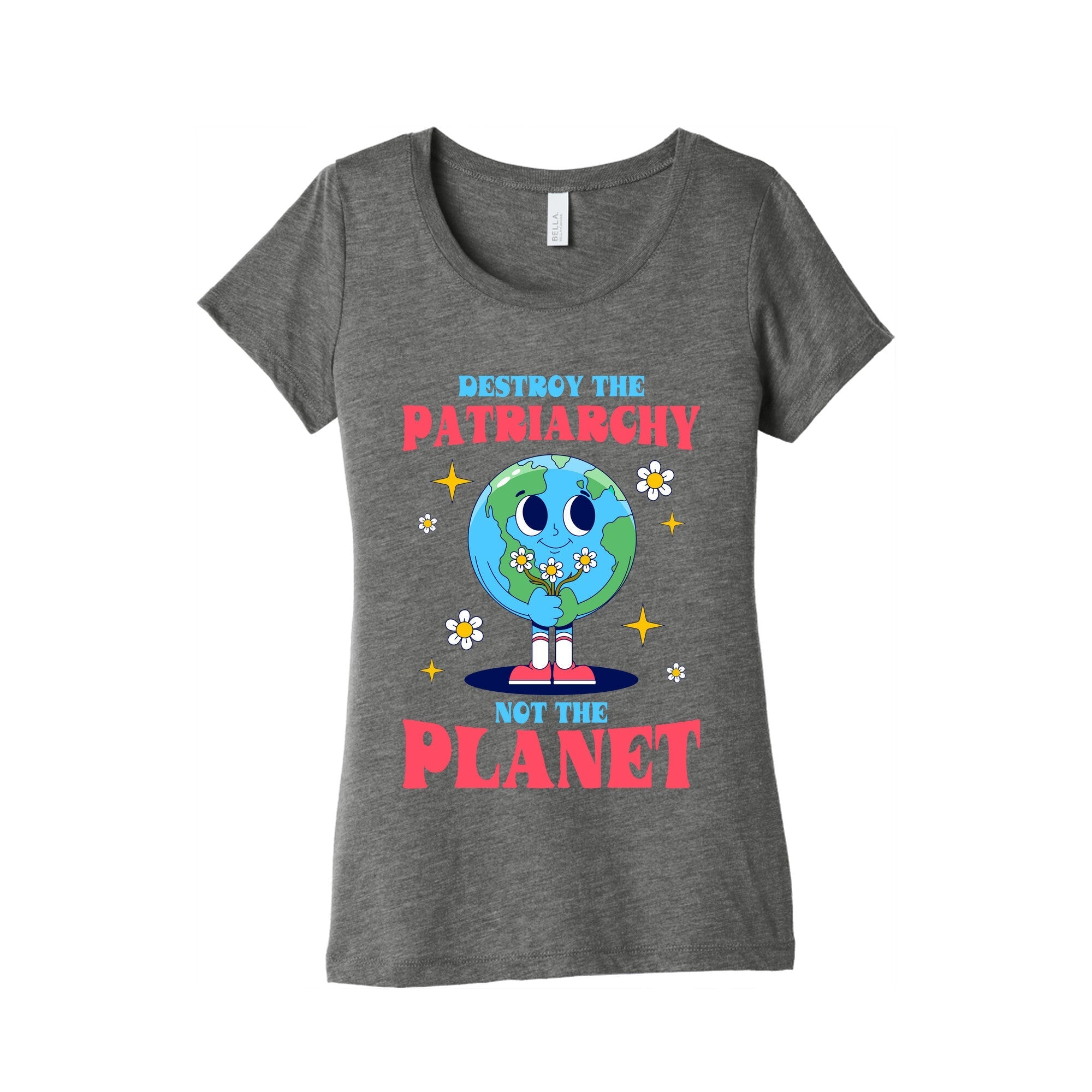 Destroy The Patriarchy Womens Triblend Tee