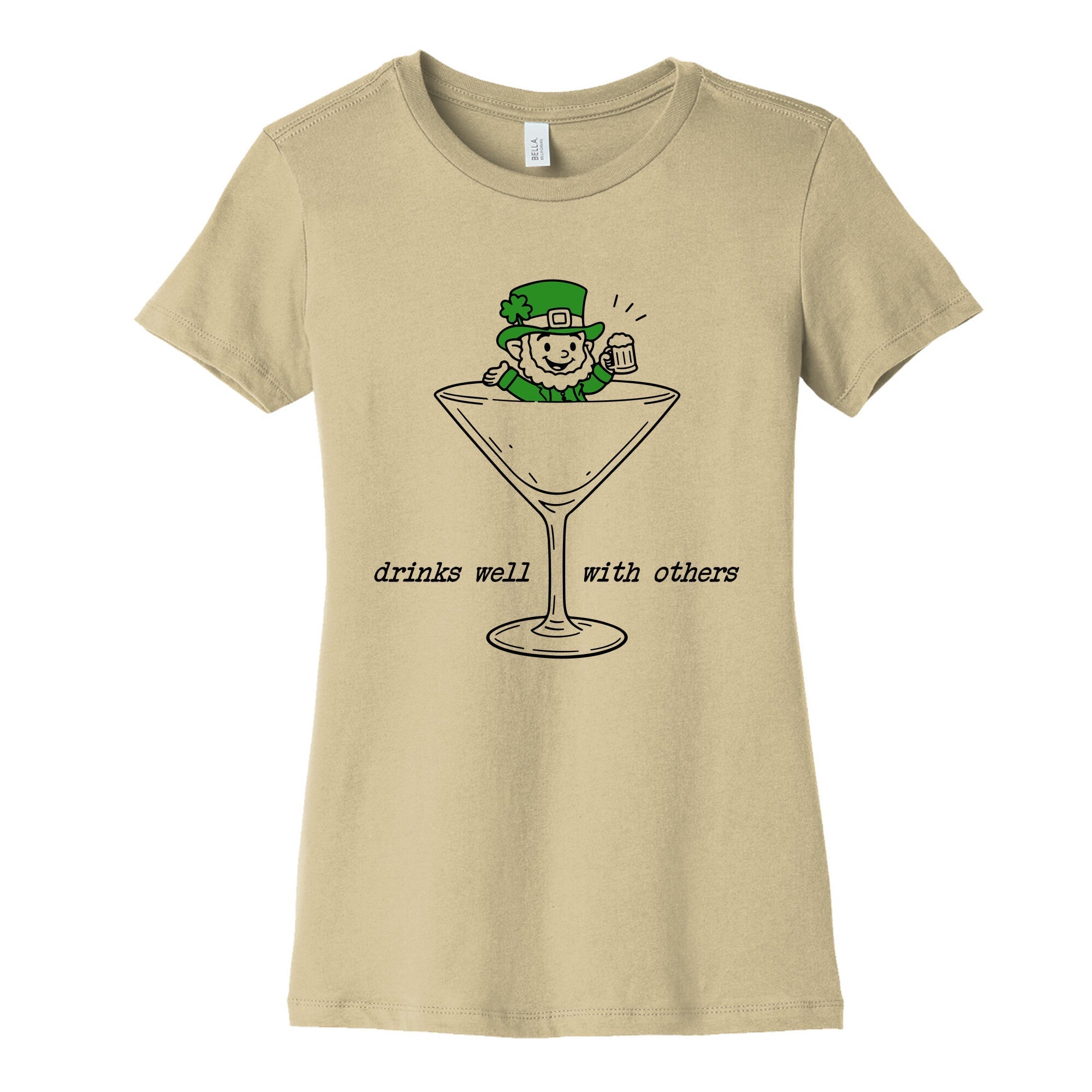 Drinks Well With Others Womens Cotton Tee