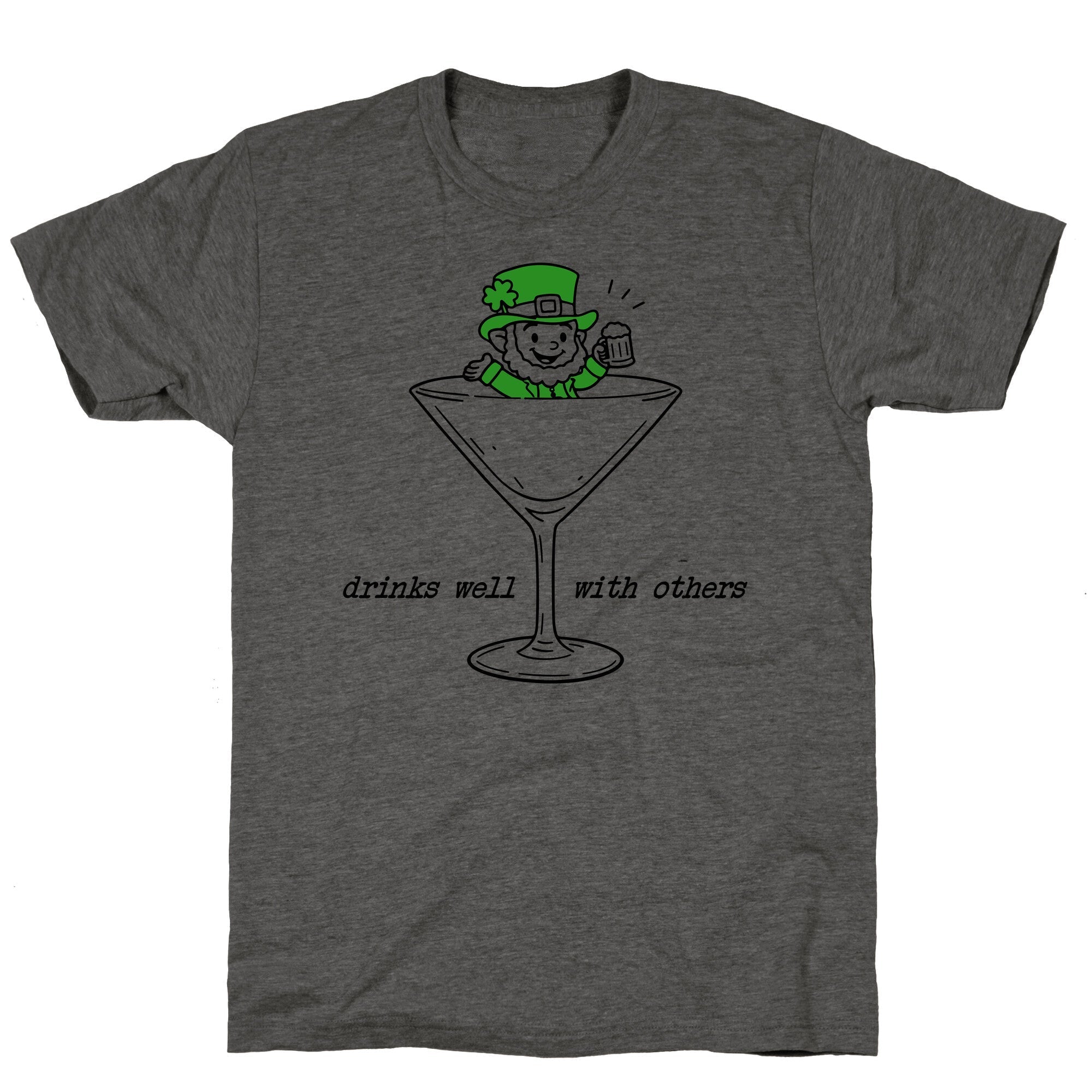 Drinks Well With Others Unisex Triblend Tee