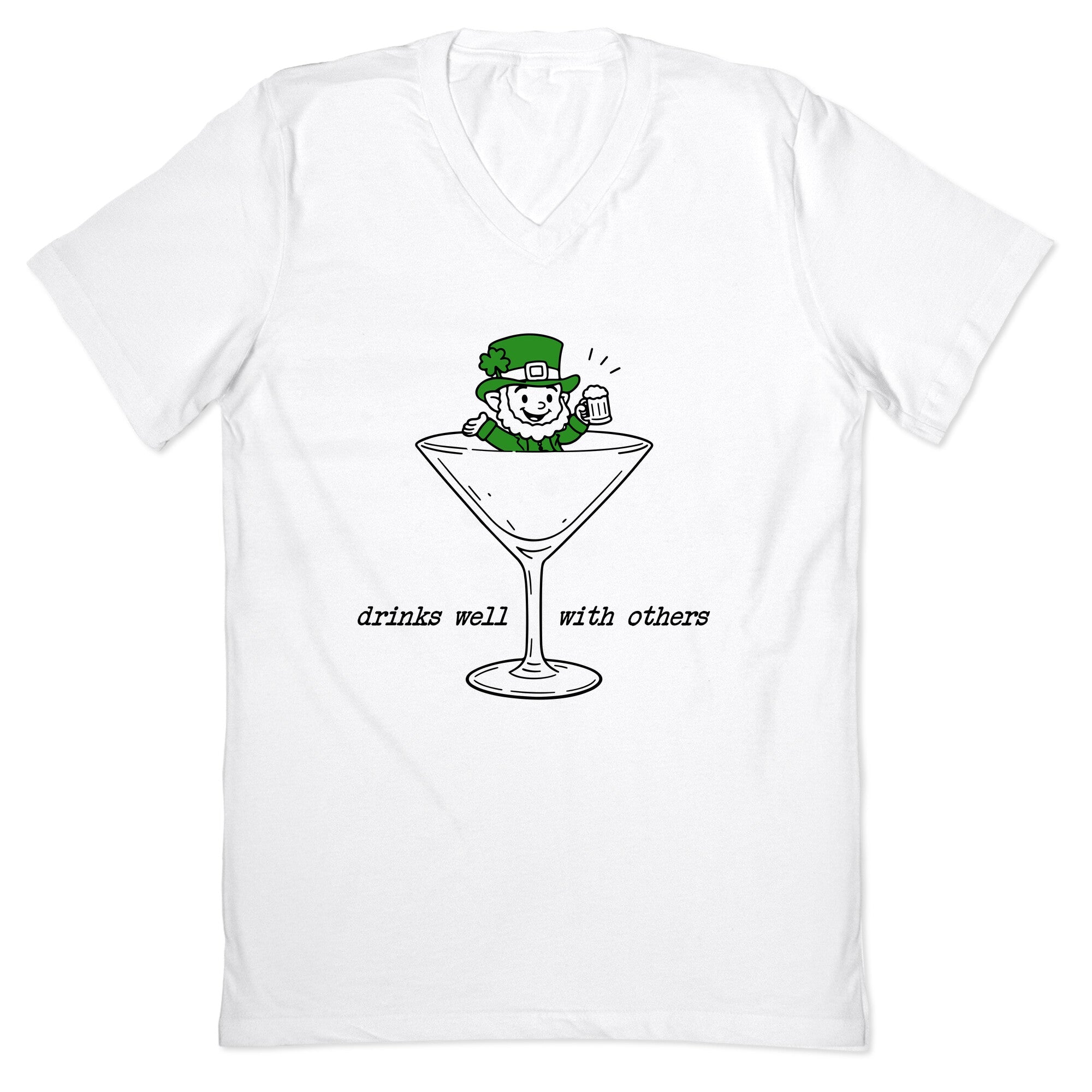 Drinks Well With Others V-Neck