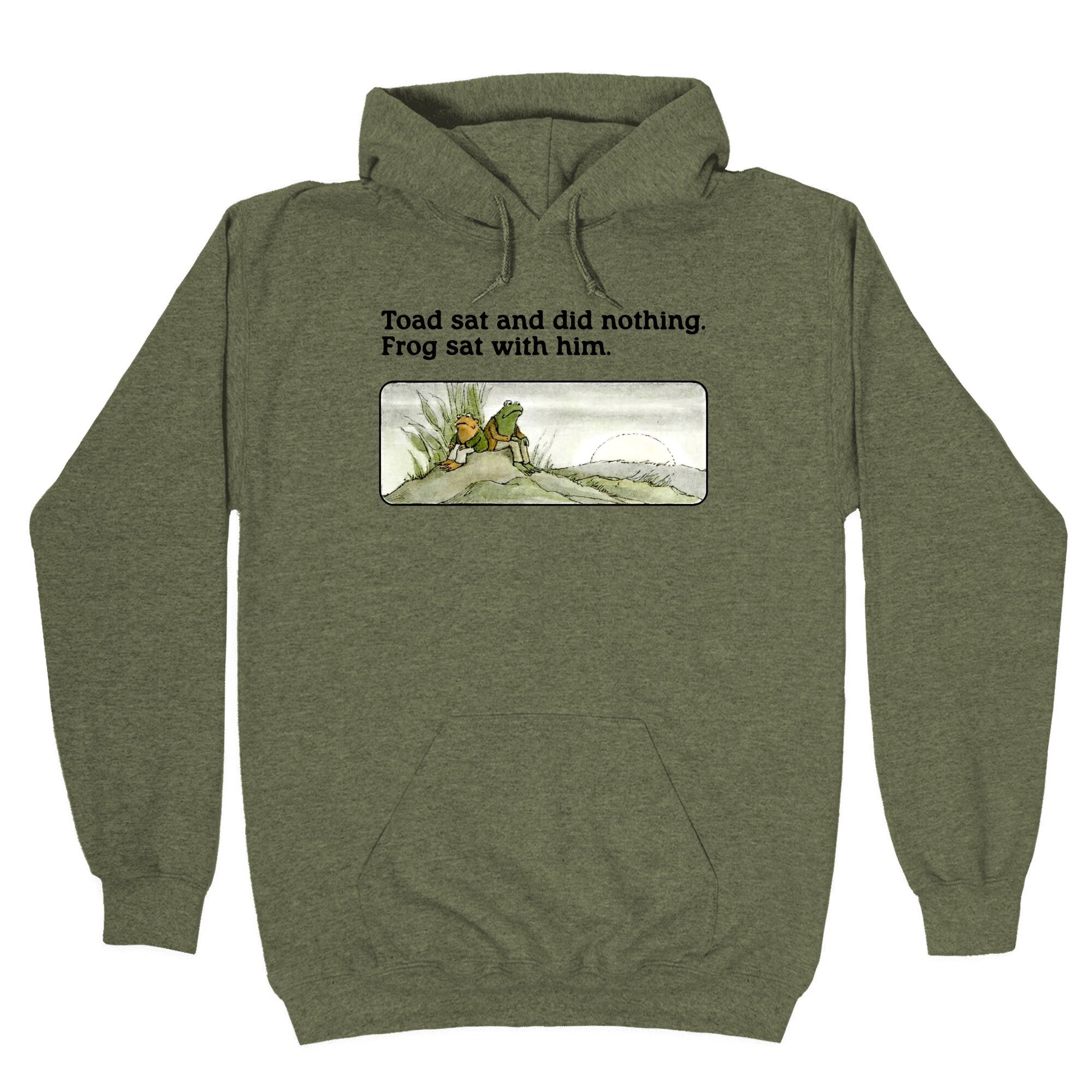 Toad Sat And Did Nothing Hoodie