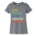 Beautiful Day To Destroy The Patriarchy Rainbow Womens Cotton Tee