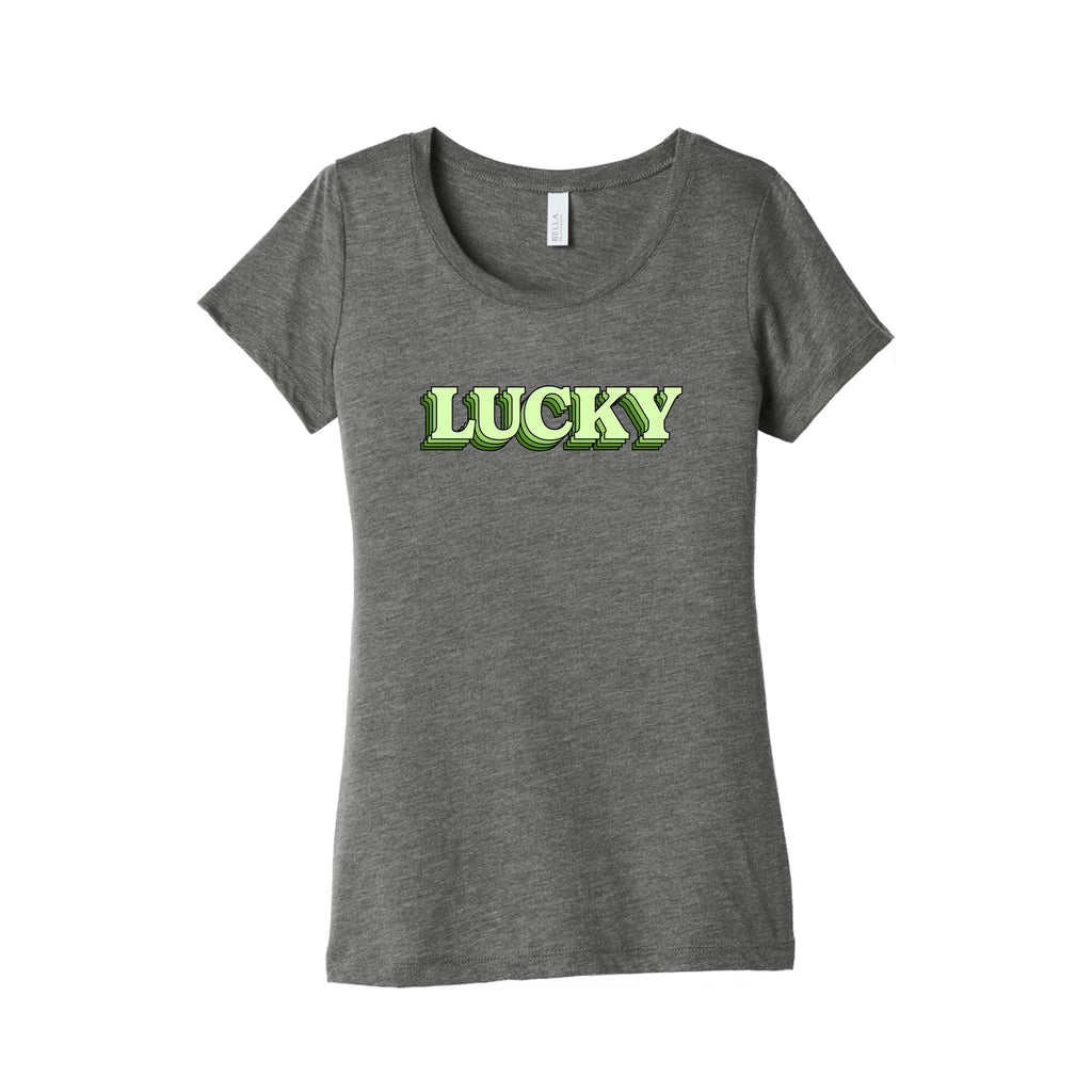 Lucky Womens Triblend Tee