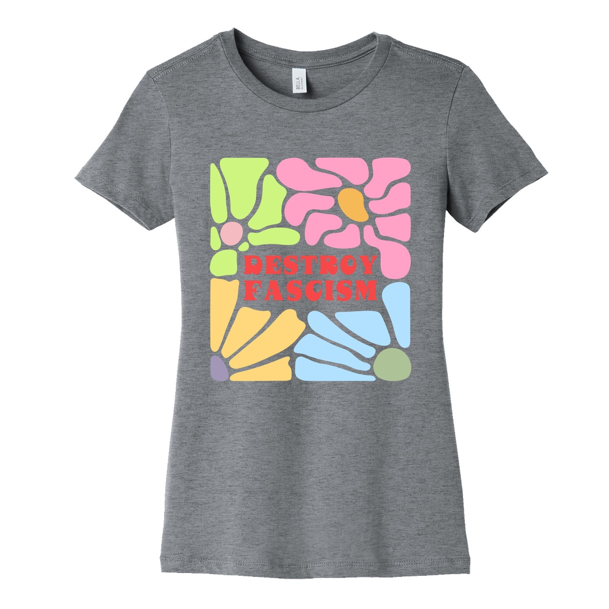 Destroy Fascism Womens Cotton Tee