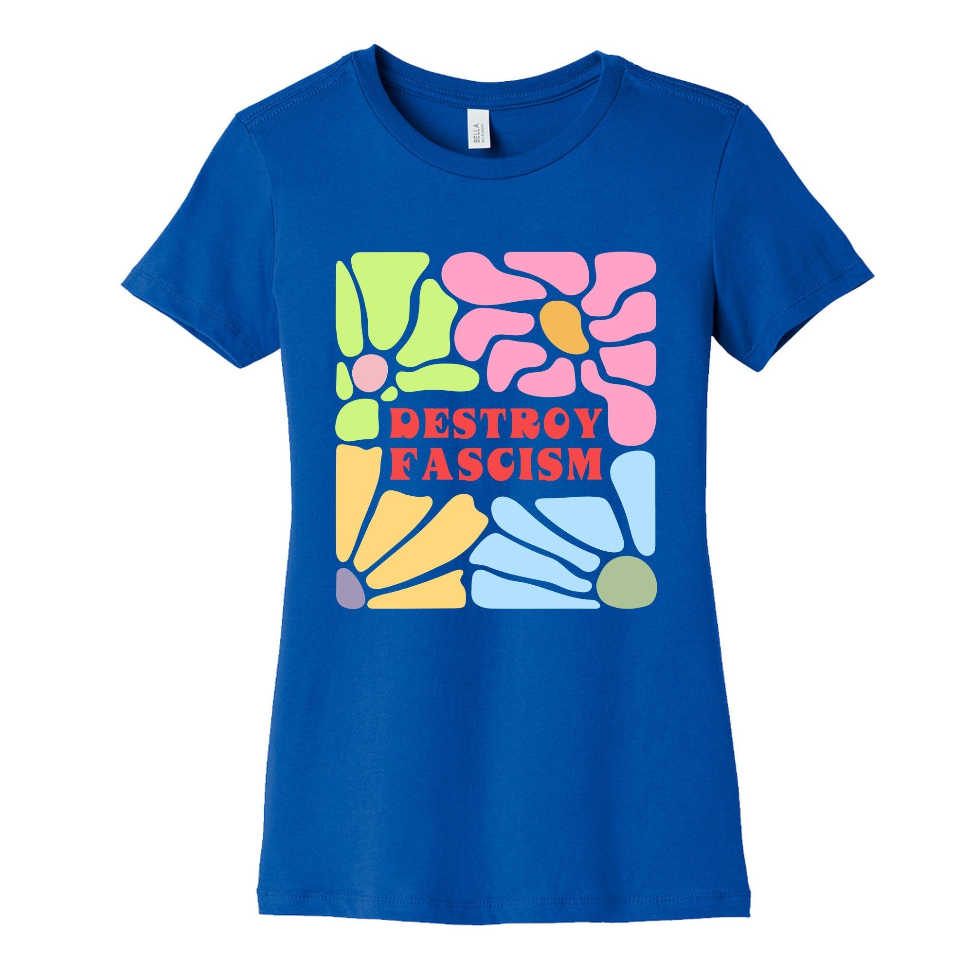 Destroy Fascism Womens Cotton Tee