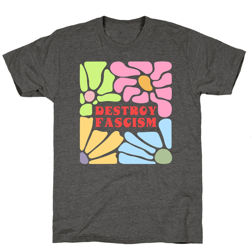 Destroy Fascism Unisex Triblend Tee
