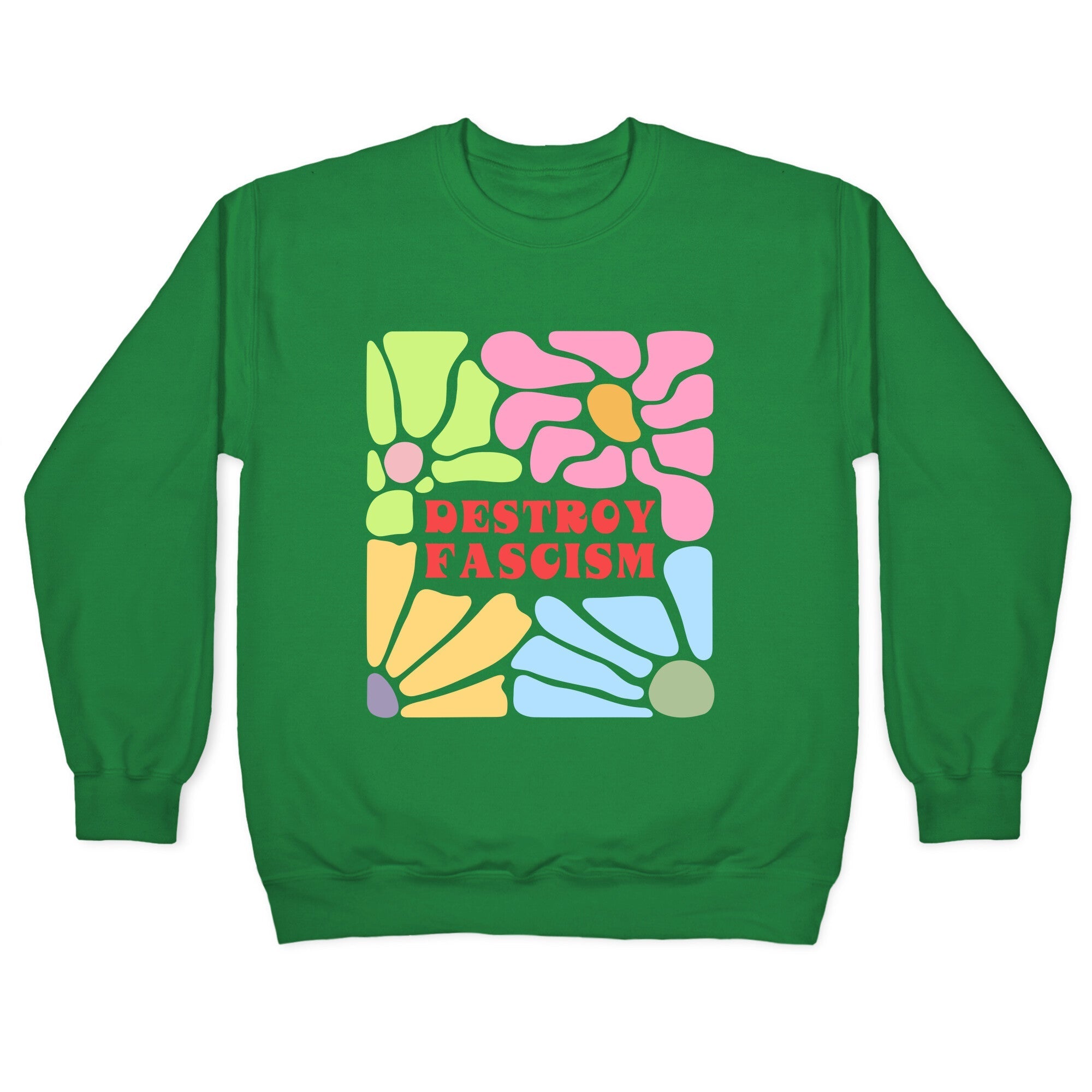 Destroy Fascism Crewneck Sweatshirt