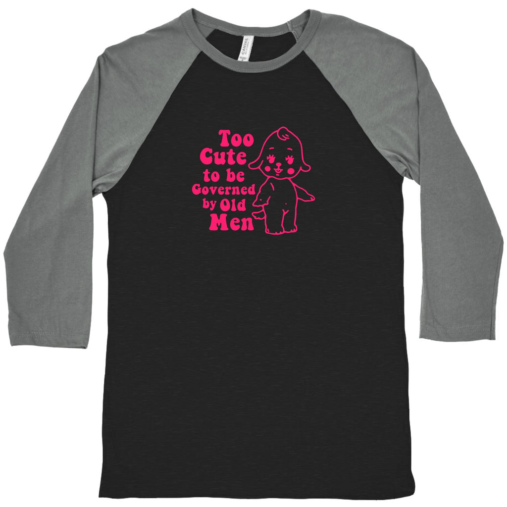 Too Cute Baseball Tee