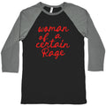 Woman Of A Certain Rage Baseball Tee