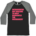 Introverted Baseball Tee