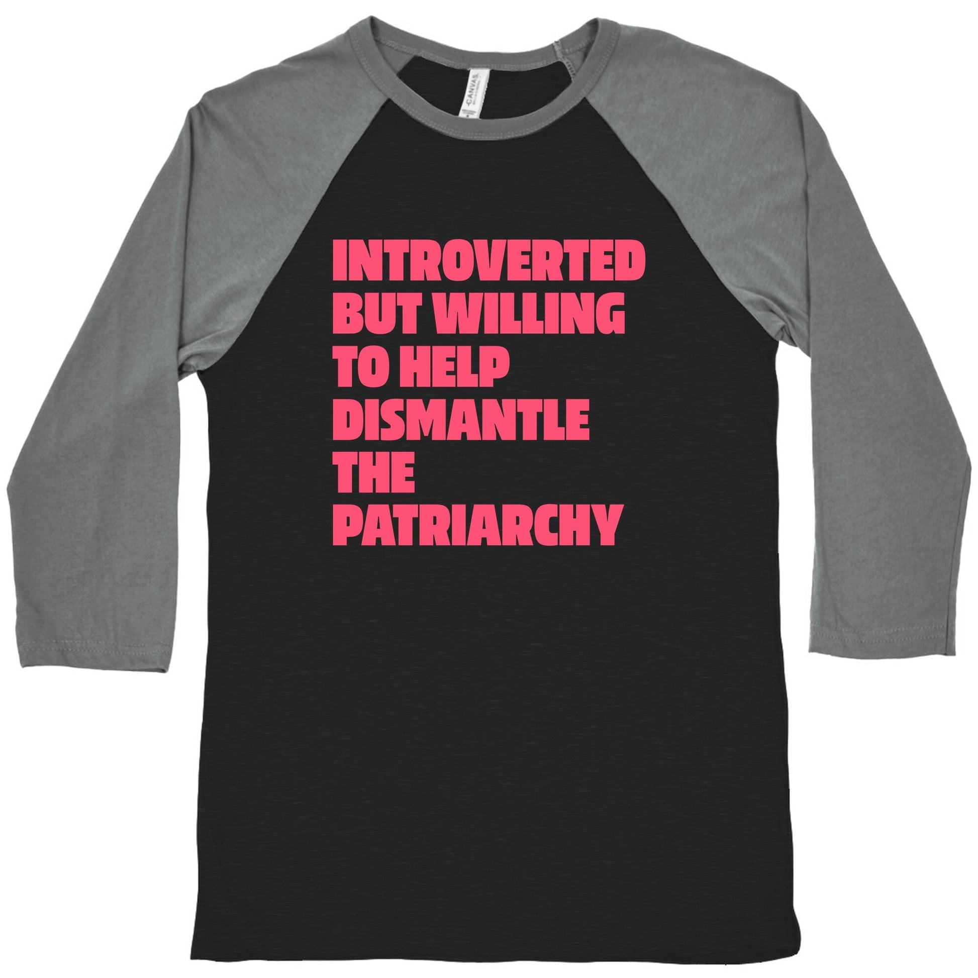 Introverted Baseball Tee