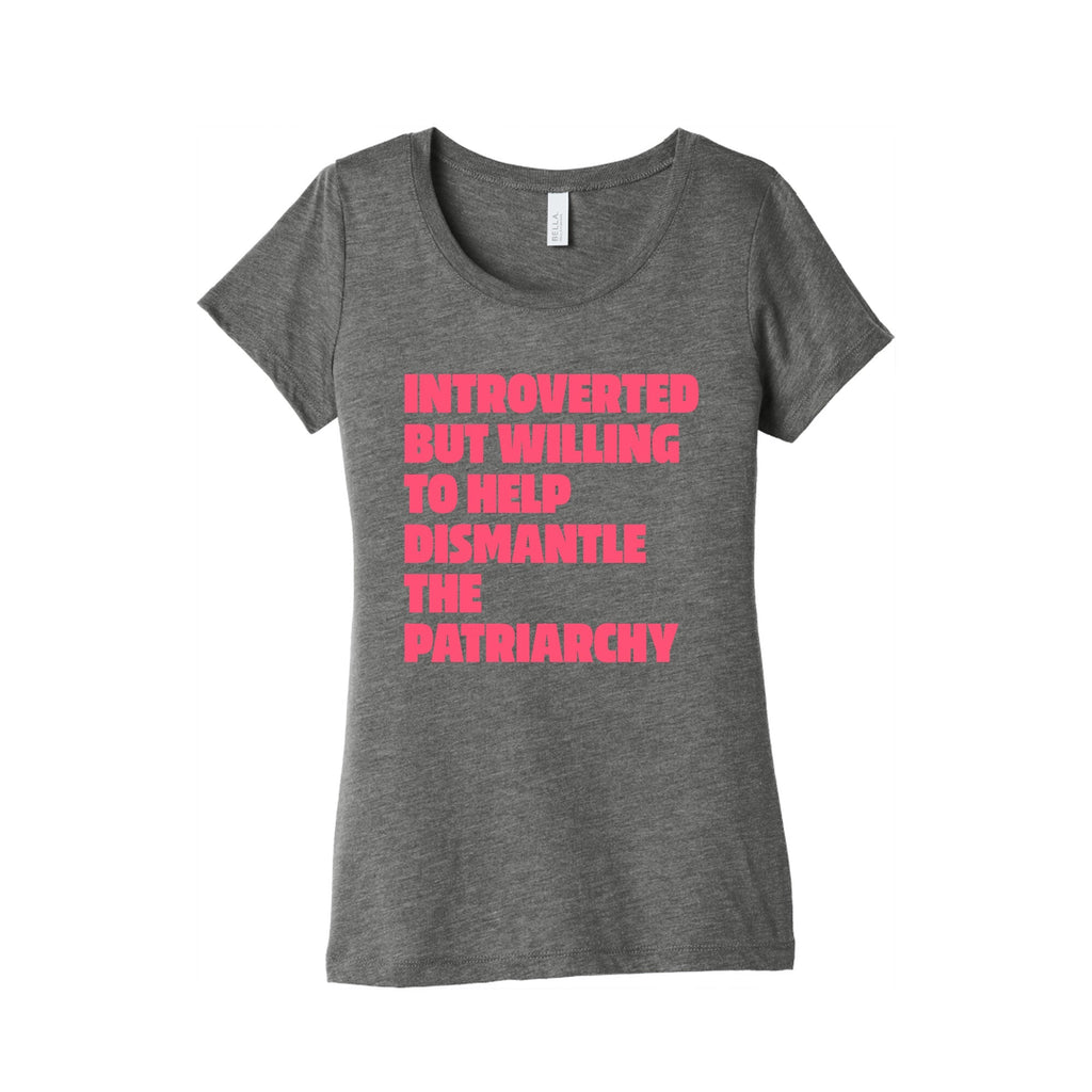 Introverted Womens Triblend Tee