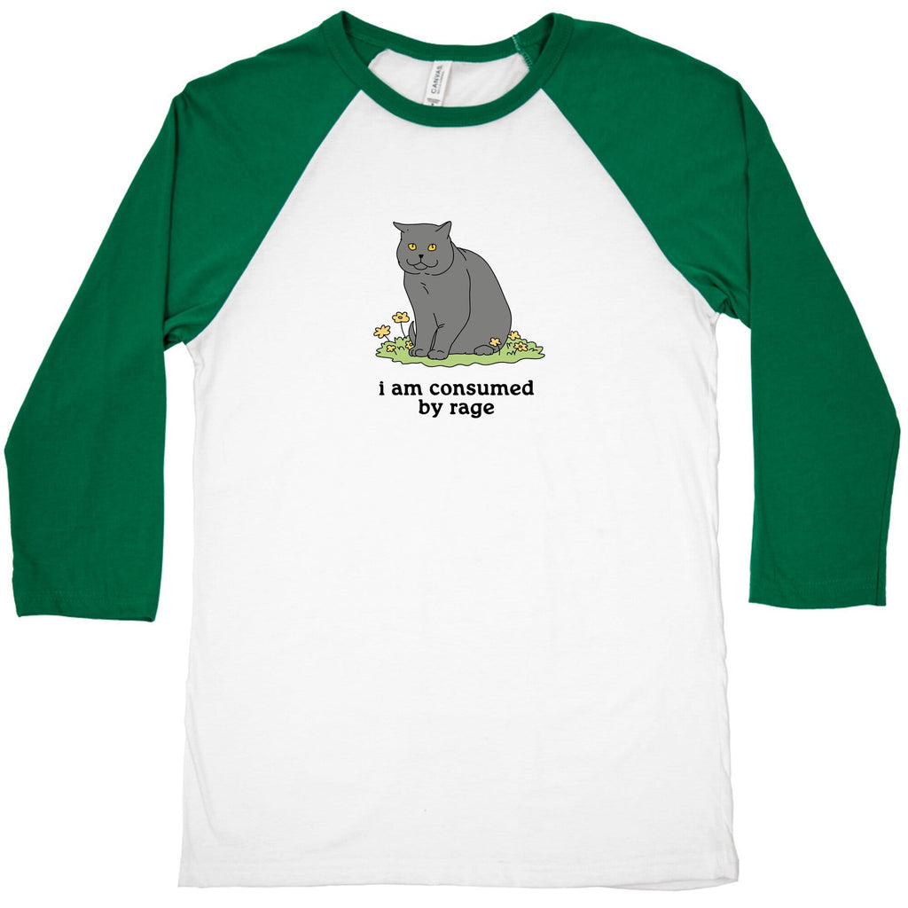 Consumed By Rage Baseball Tee