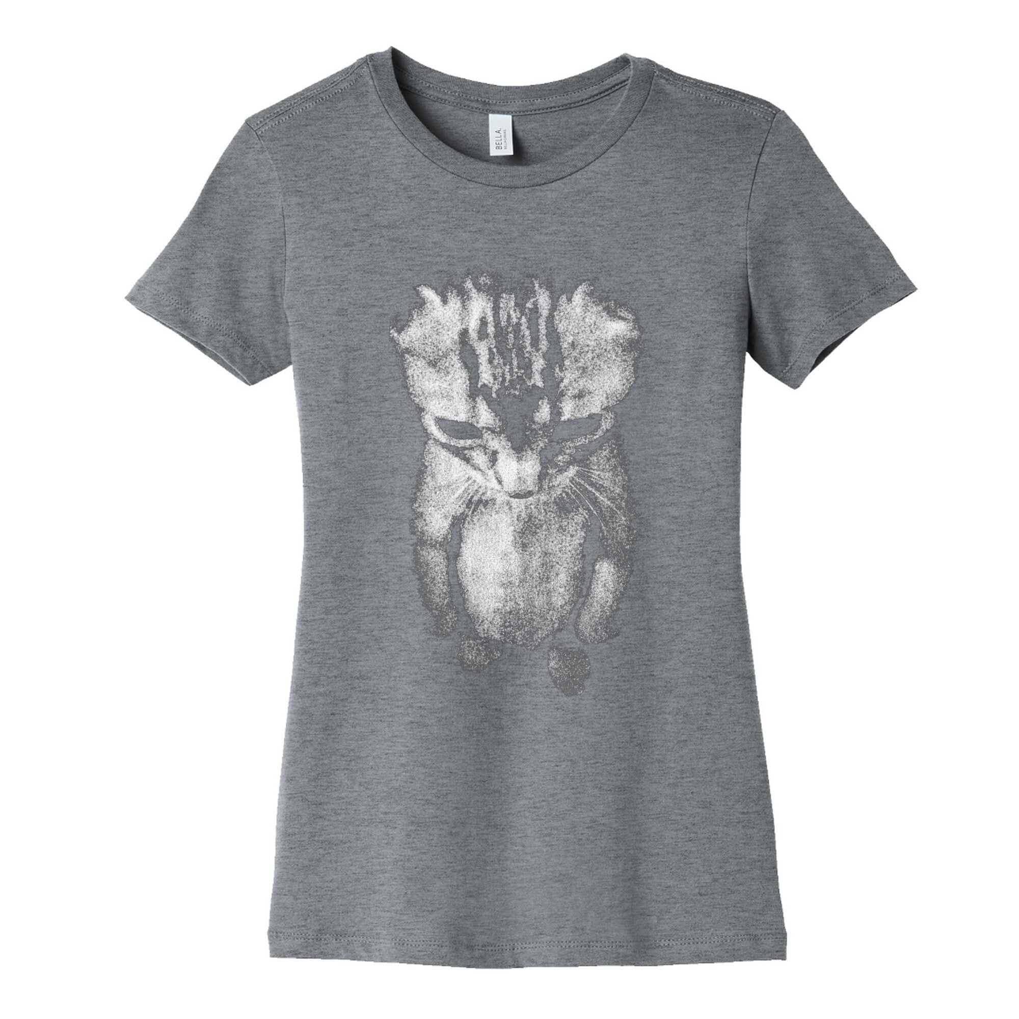 Sad Little Cat Womens Cotton Tee