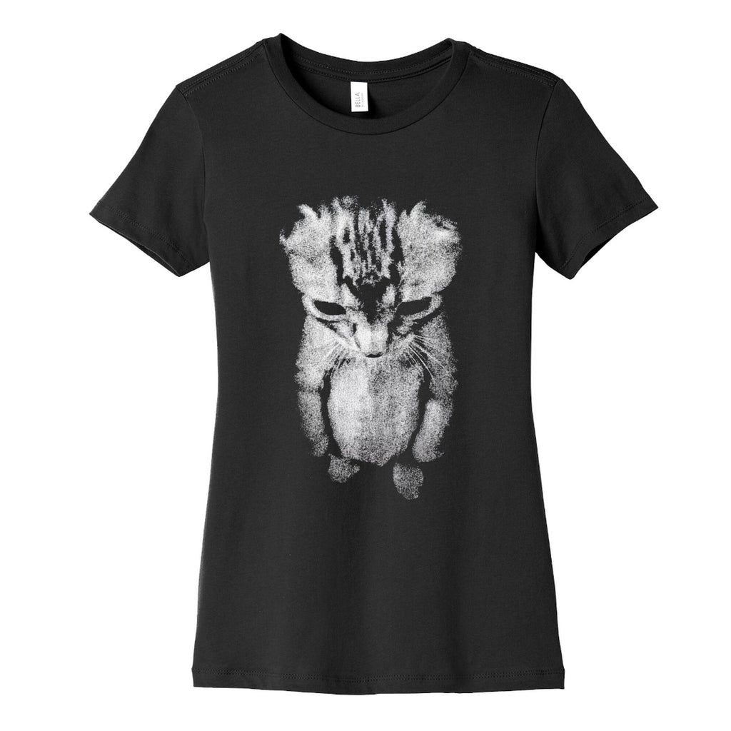 Sad Little Cat Womens Cotton Tee