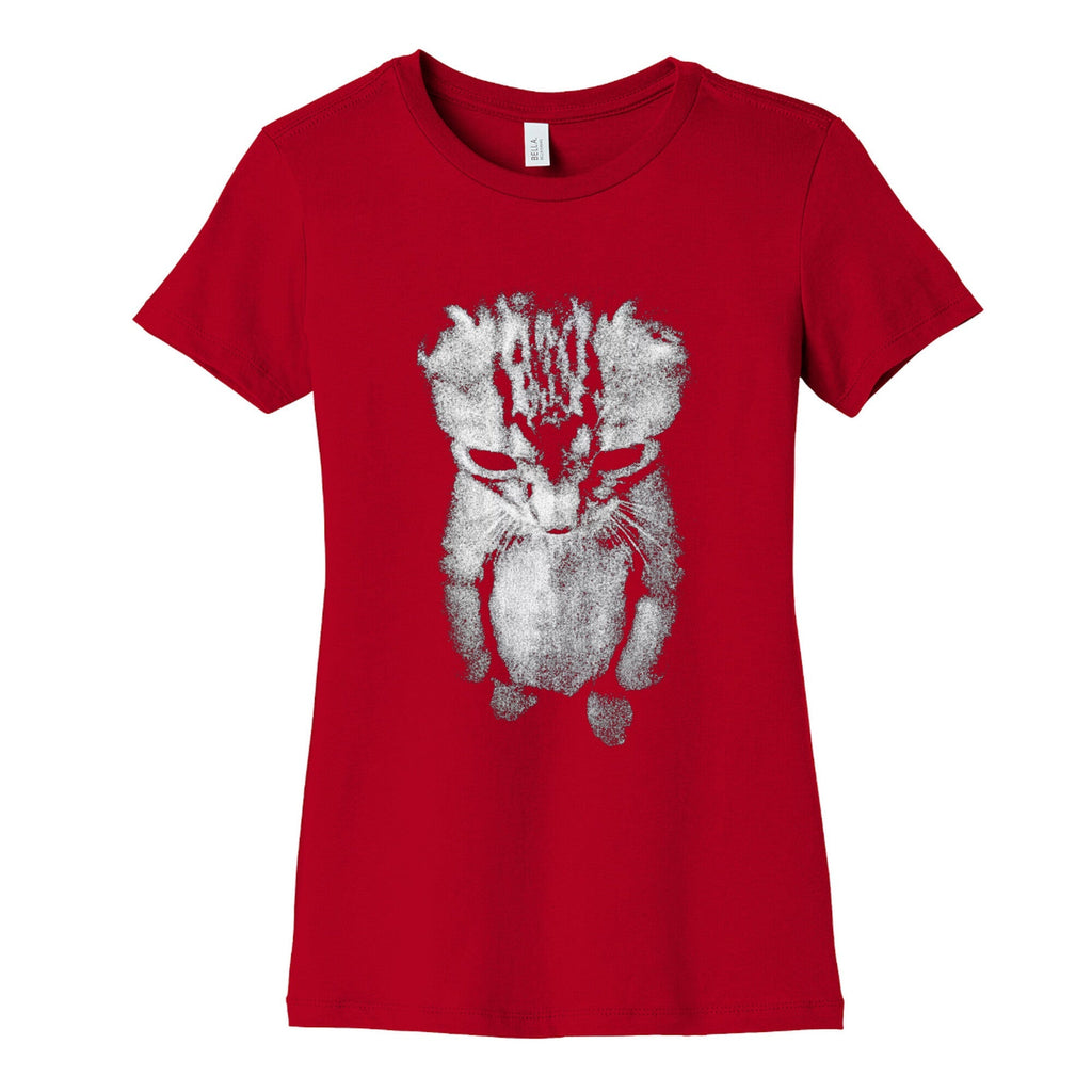 Sad Little Cat Womens Cotton Tee