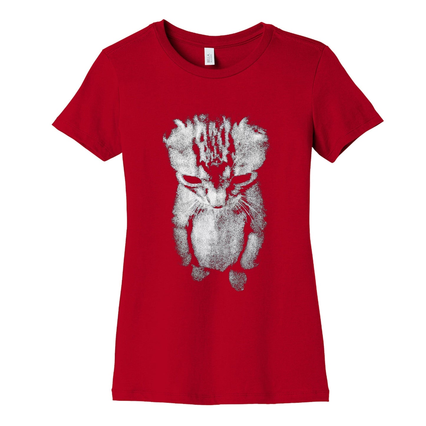 Sad Little Cat Womens Cotton Tee