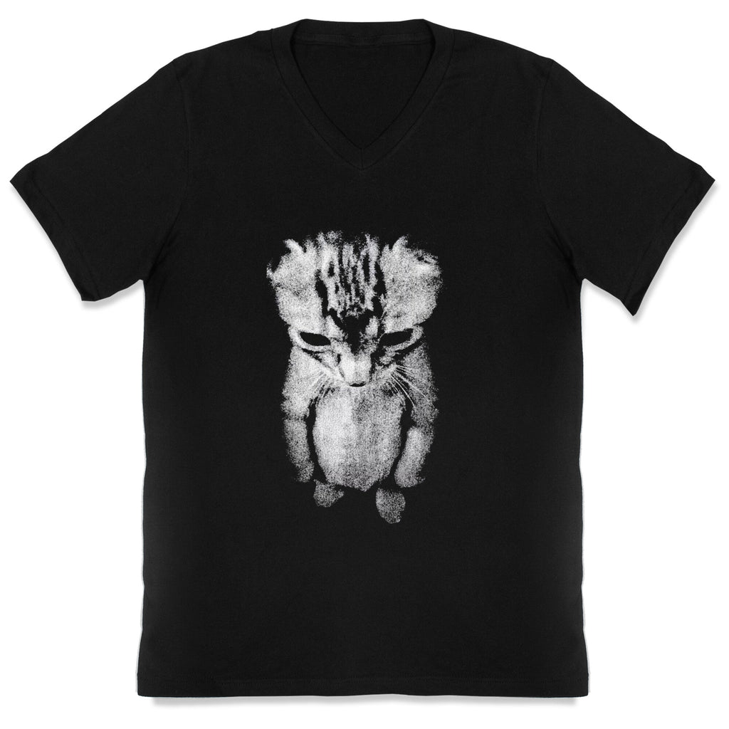 Sad Little Cat V-Neck