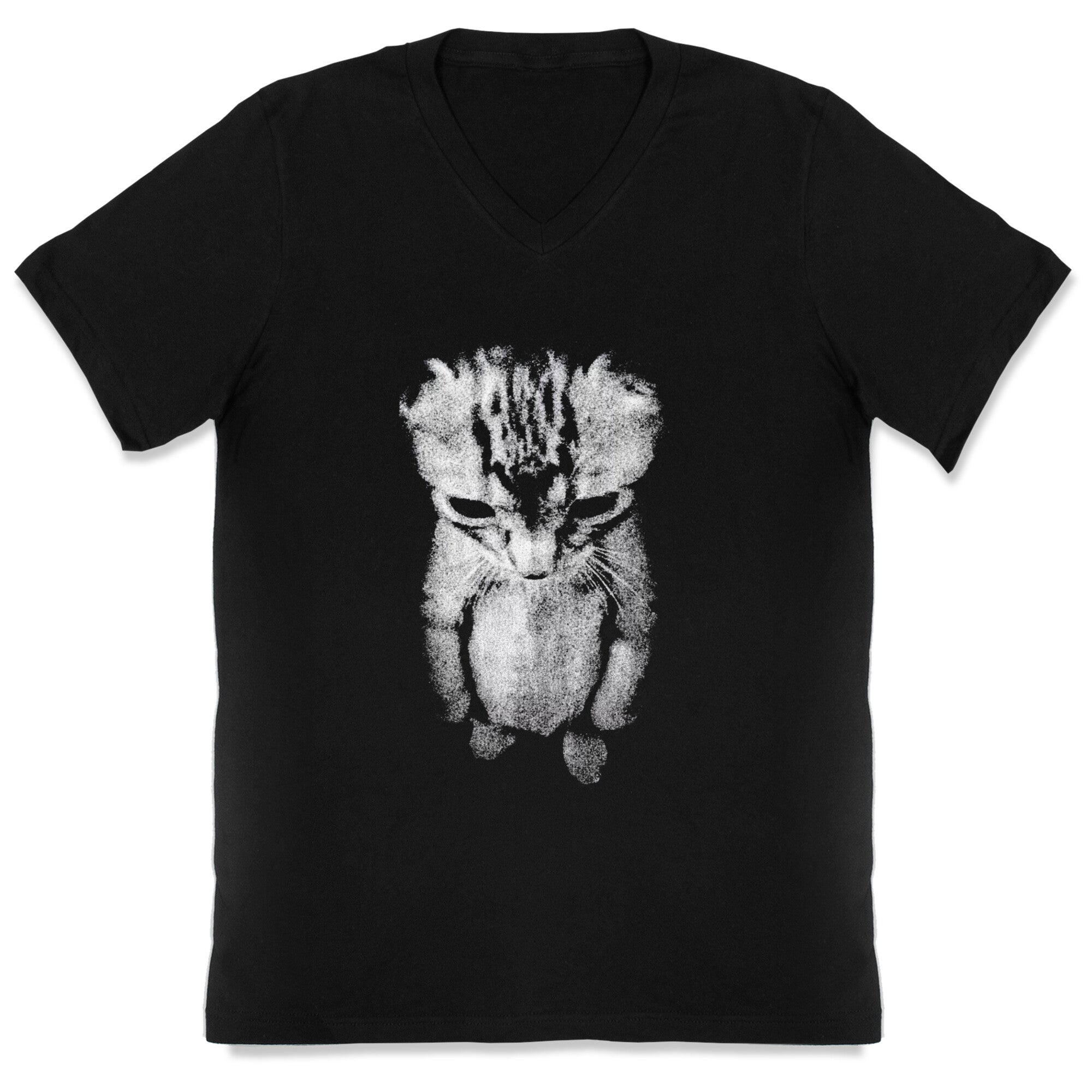 Sad Little Cat V-Neck