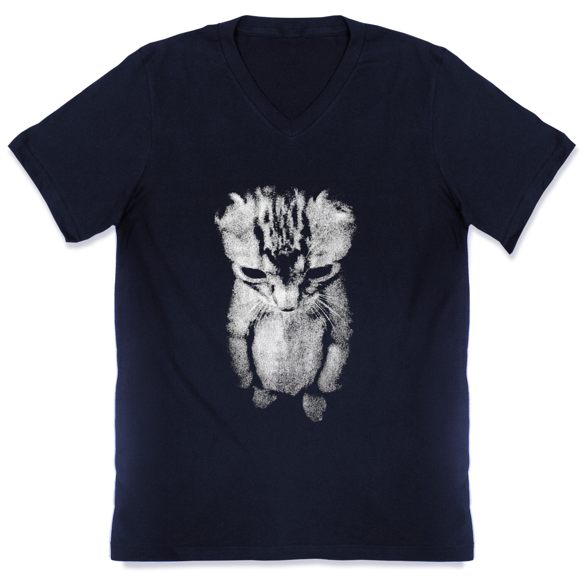Sad Little Cat V-Neck