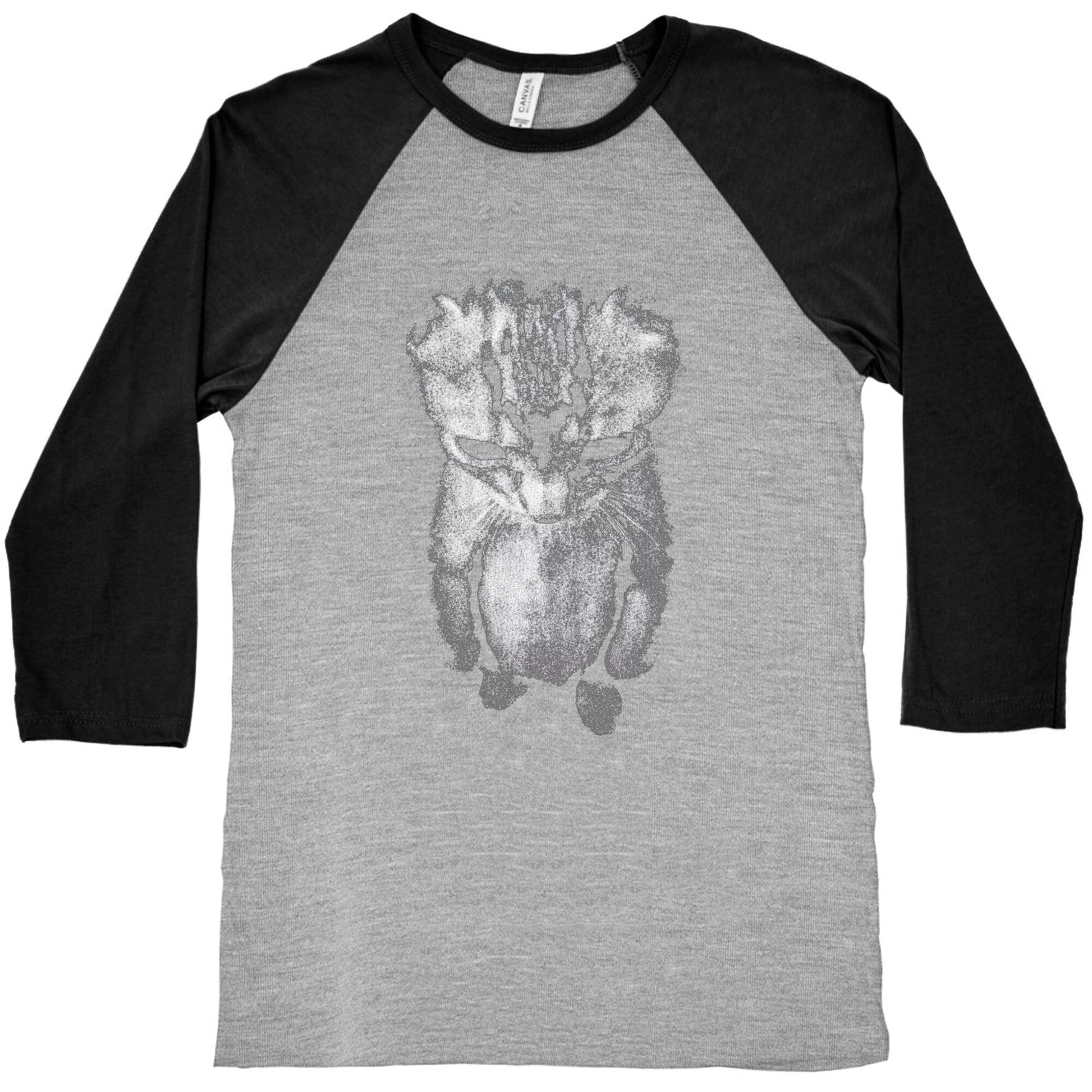 Sad Little Cat Baseball Tee