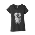Sad Little Cat Womens Triblend Tee
