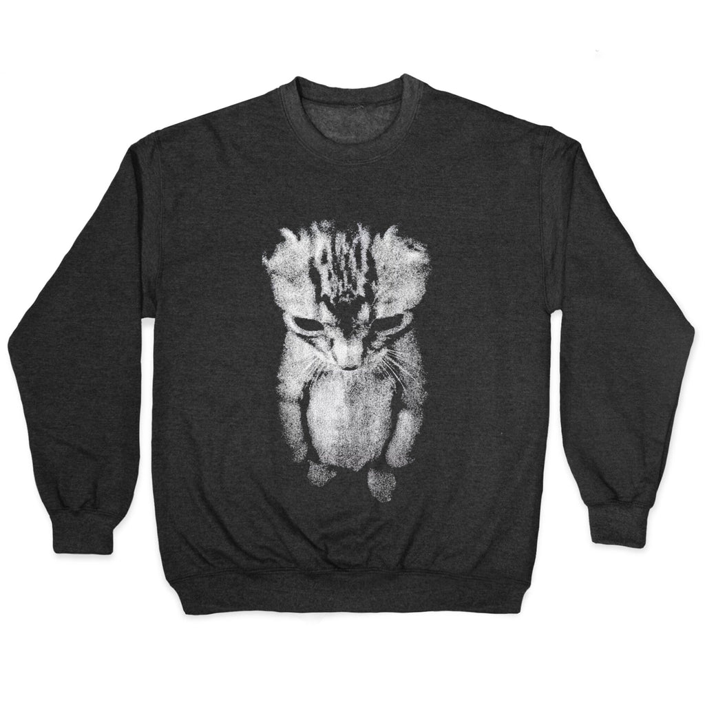 Sad Little Cat Crewneck Sweatshirt