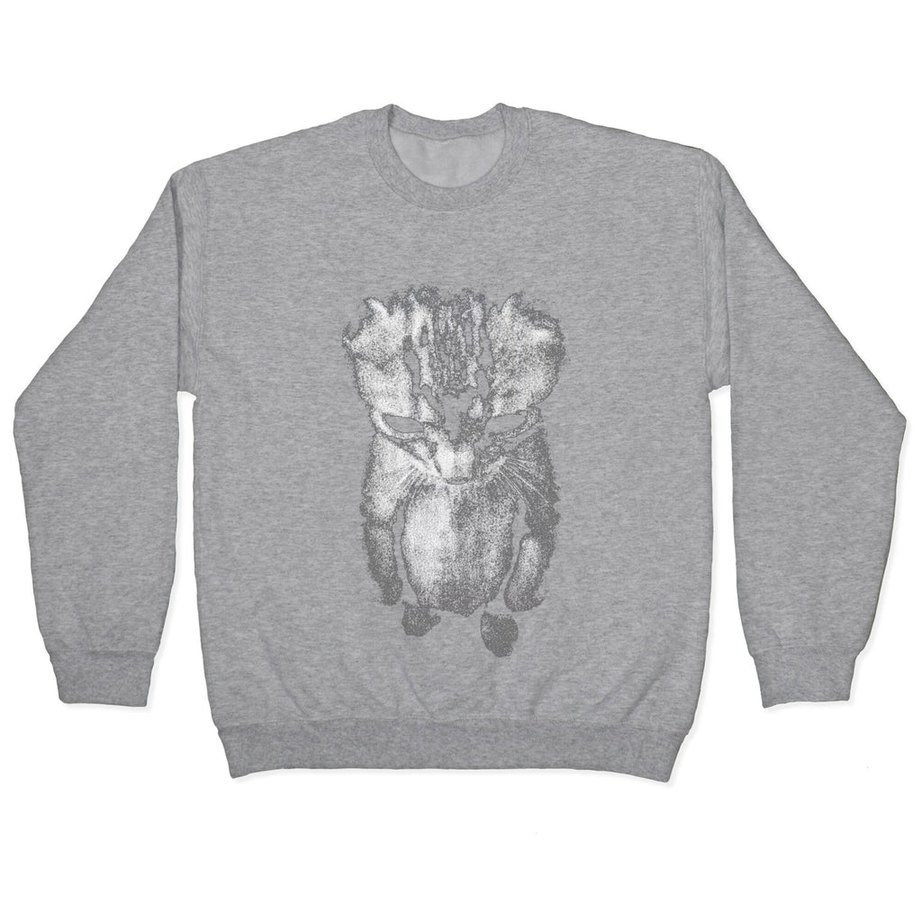 Sad Little Cat Crewneck Sweatshirt