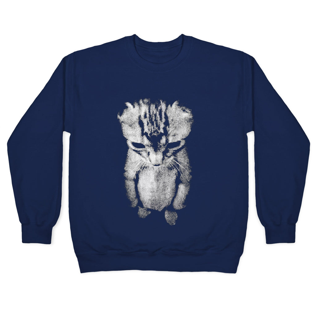 Sad Little Cat Crewneck Sweatshirt