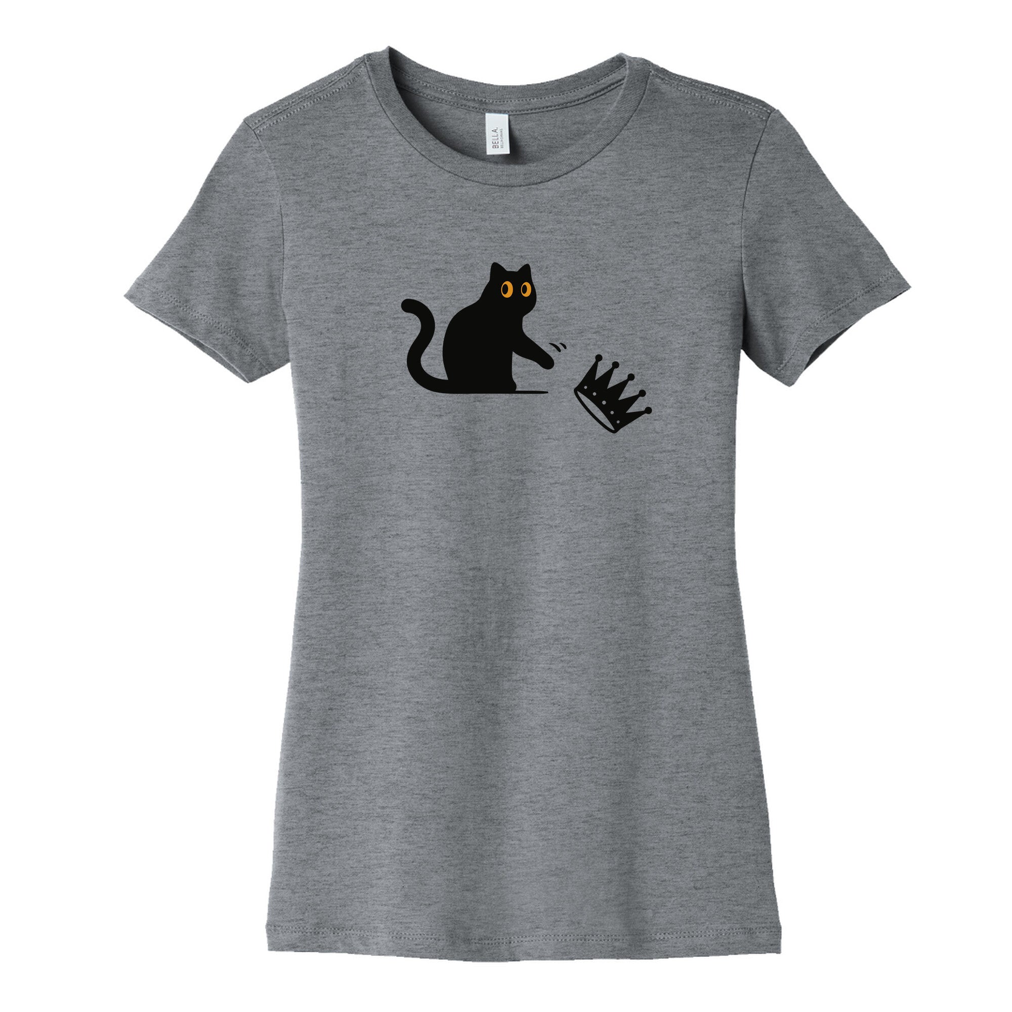 No Kings Cat Womens Cotton Tee