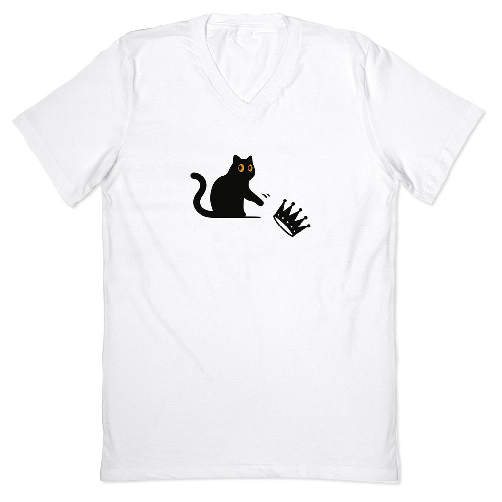 No Kings Cat V-Neck