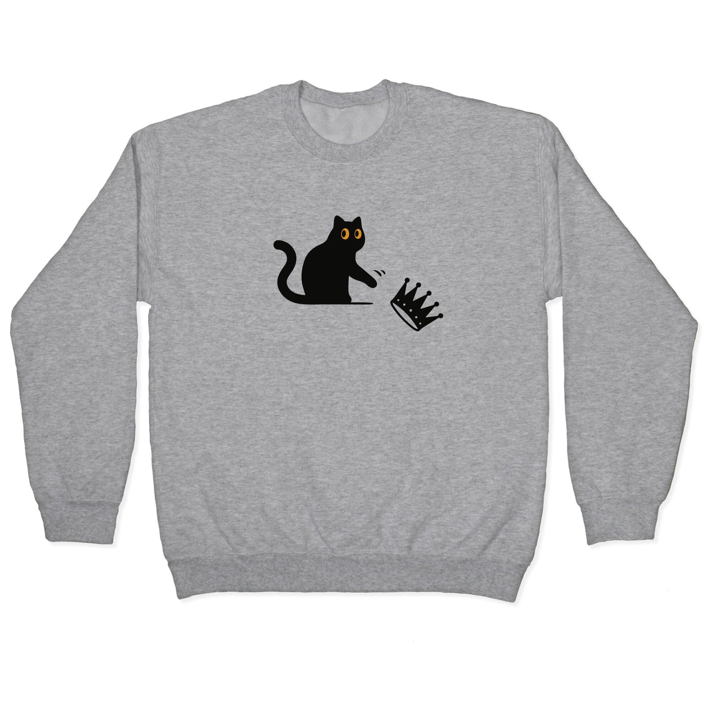 No Kings Cat Crewneck Sweatshirt