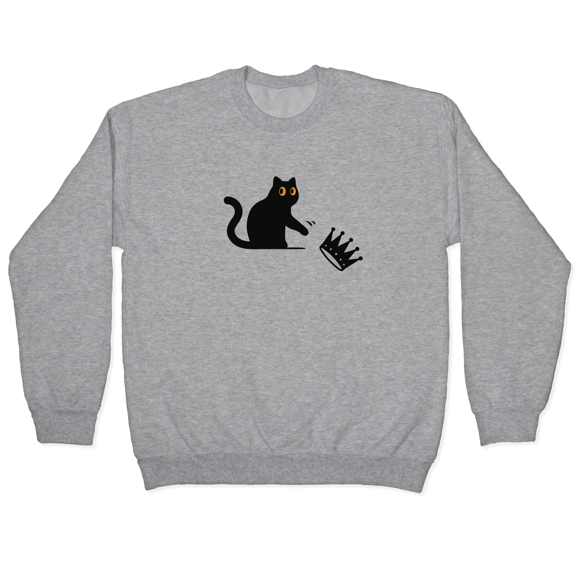 No Kings Cat Crewneck Sweatshirt